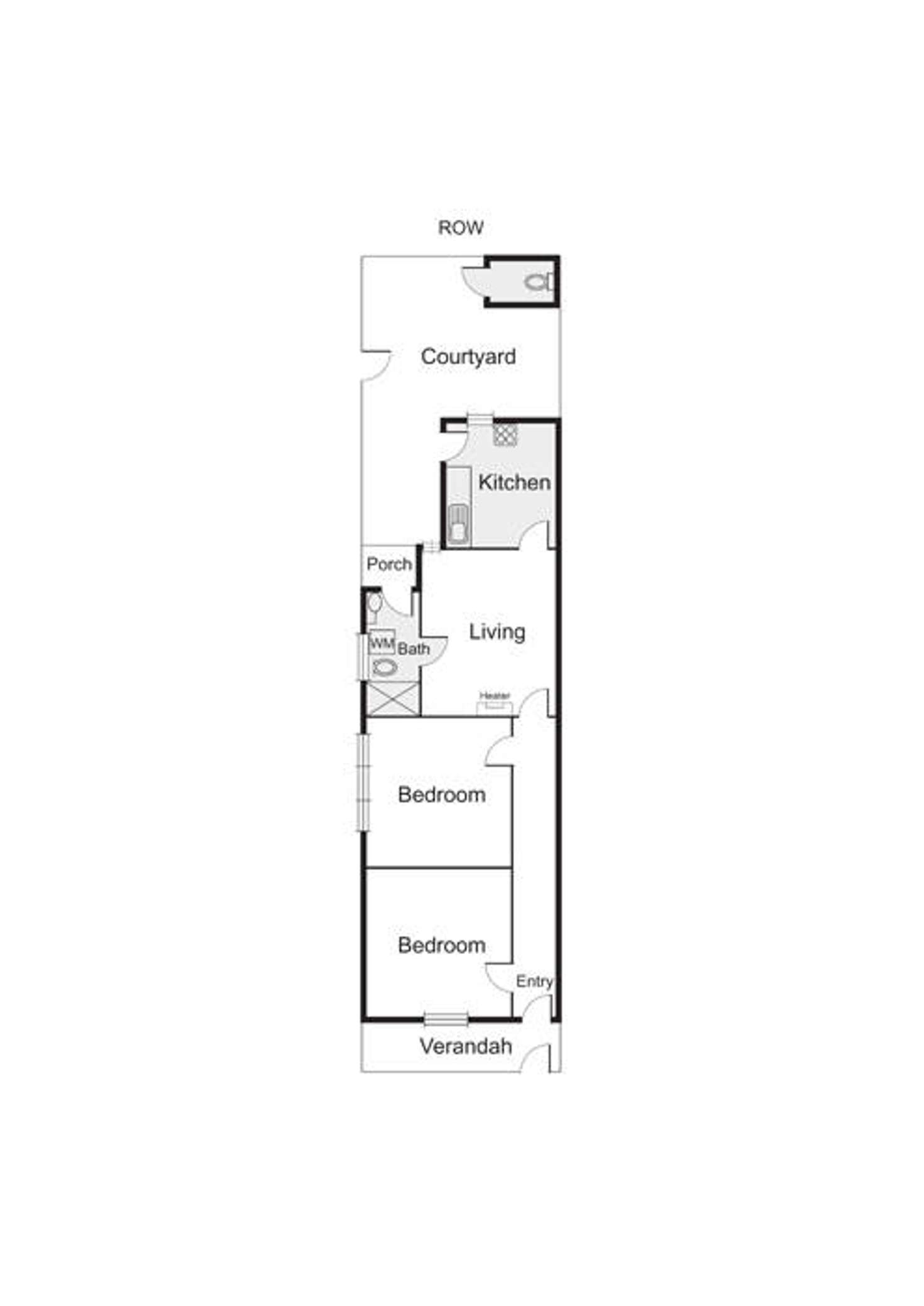 Floorplan of Homely house listing, 43 Bridge Street, Port Melbourne VIC 3207