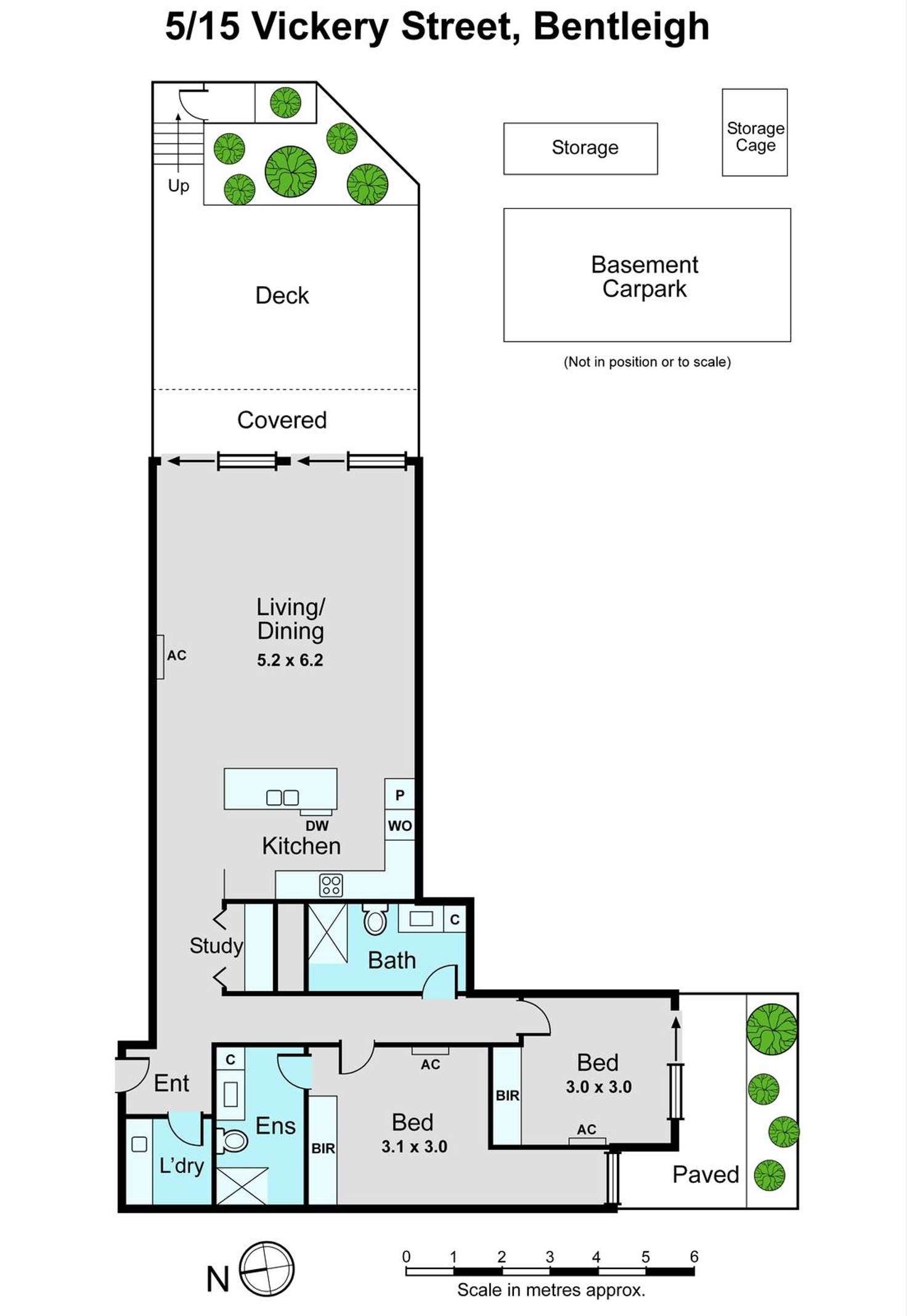 Floorplan of Homely apartment listing, 5/15 Vickery Street, Bentleigh VIC 3204