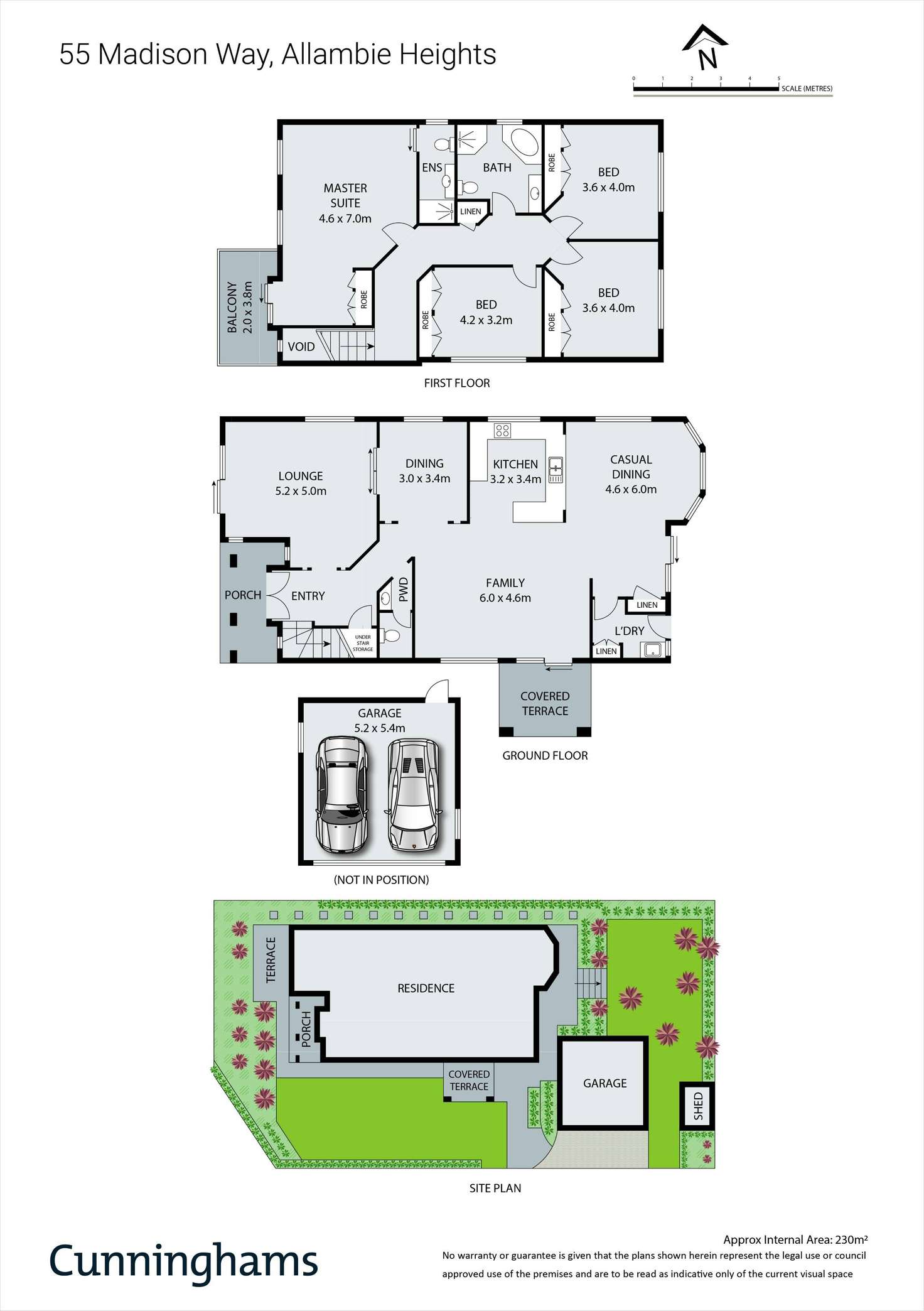 Floorplan of Homely house listing, 55 Madison Way, Allambie Heights NSW 2100