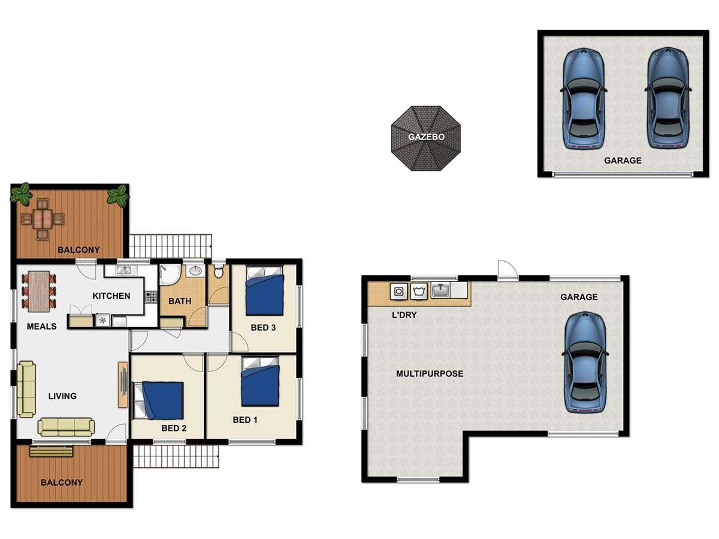Floorplan of Homely house listing, 9 Bindi Street, Logan Central QLD 4114