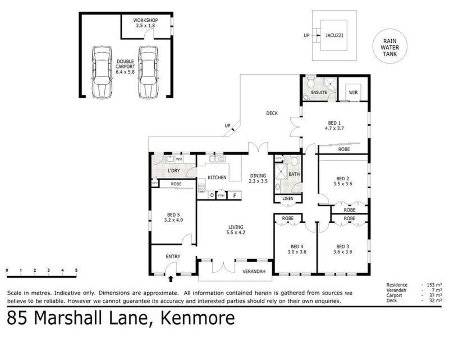 Floorplan of Homely house listing, 85 Marshall Lane, Kenmore QLD 4069