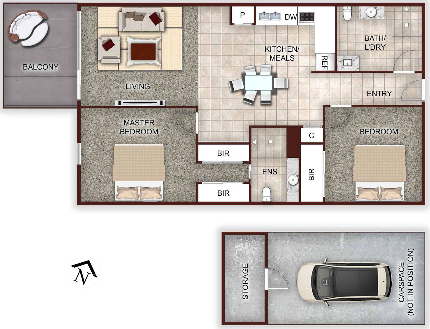 Floorplan of Homely apartment listing, 303/619 Canterbury Road, Surrey Hills VIC 3127