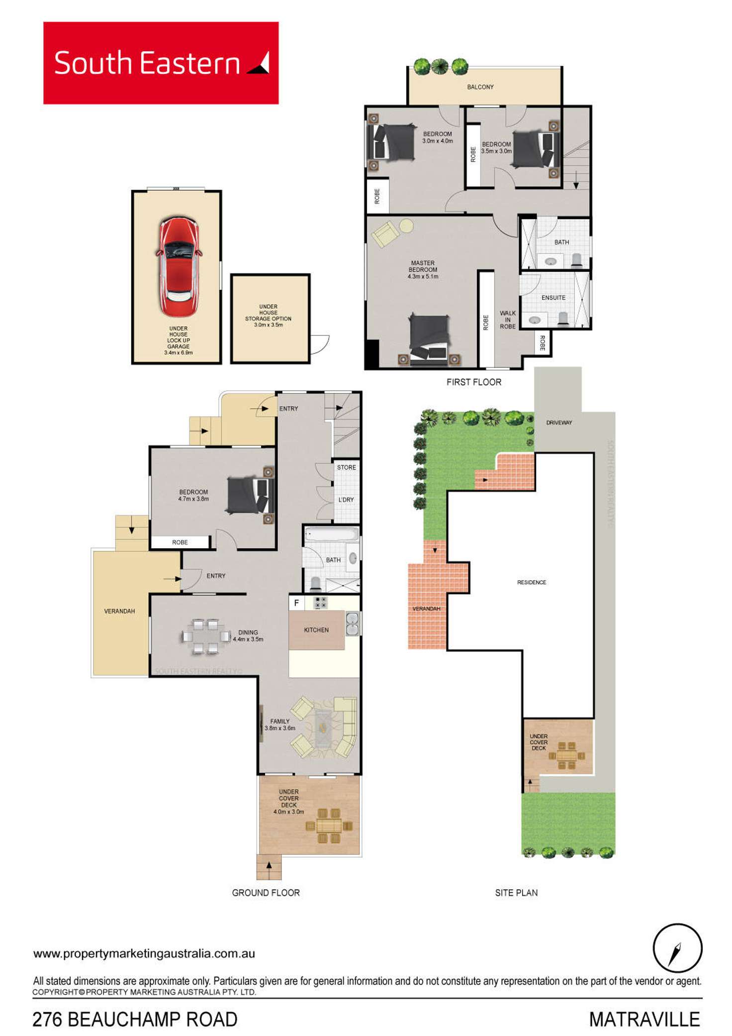 Floorplan of Homely semiDetached listing, 276 Beauchamp Road, Matraville NSW 2036