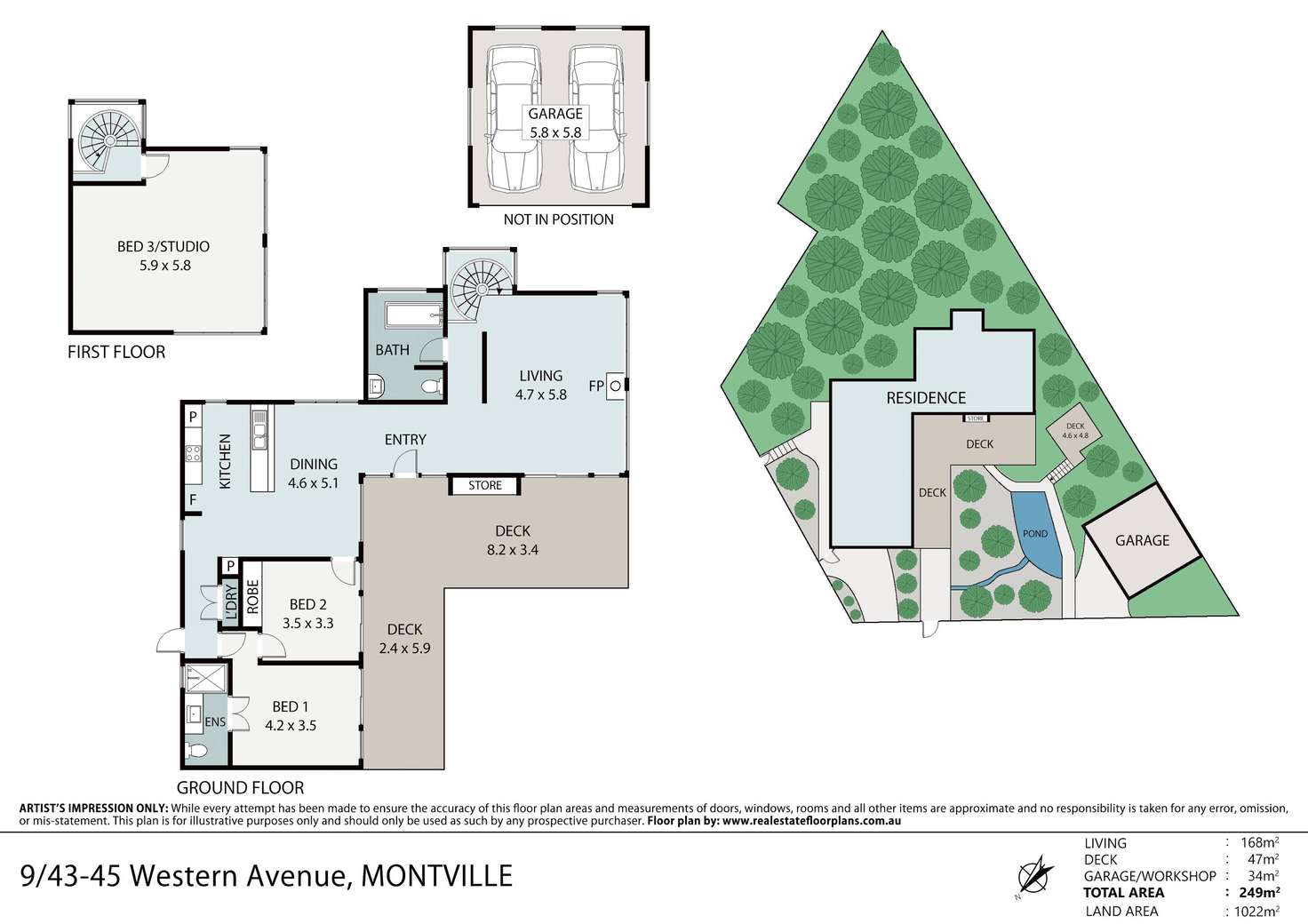 Floorplan of Homely house listing, 9/43-45 Western Avenue, Montville QLD 4560