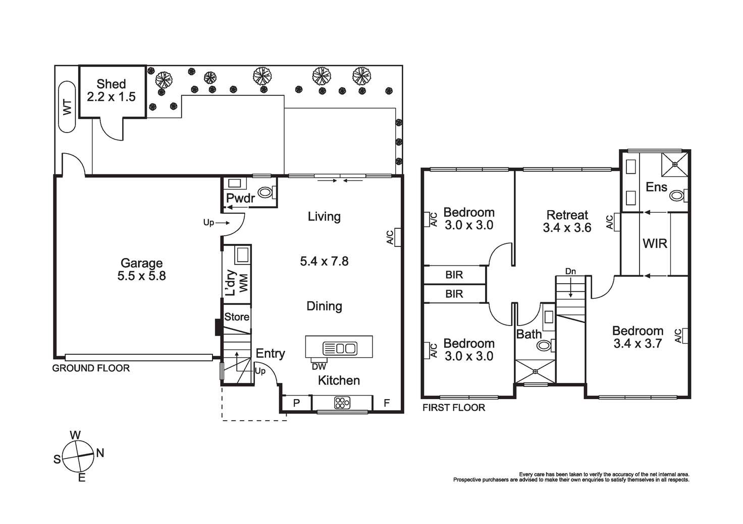 Floorplan of Homely townhouse listing, 2/30 Woorite Place, Keilor East VIC 3033