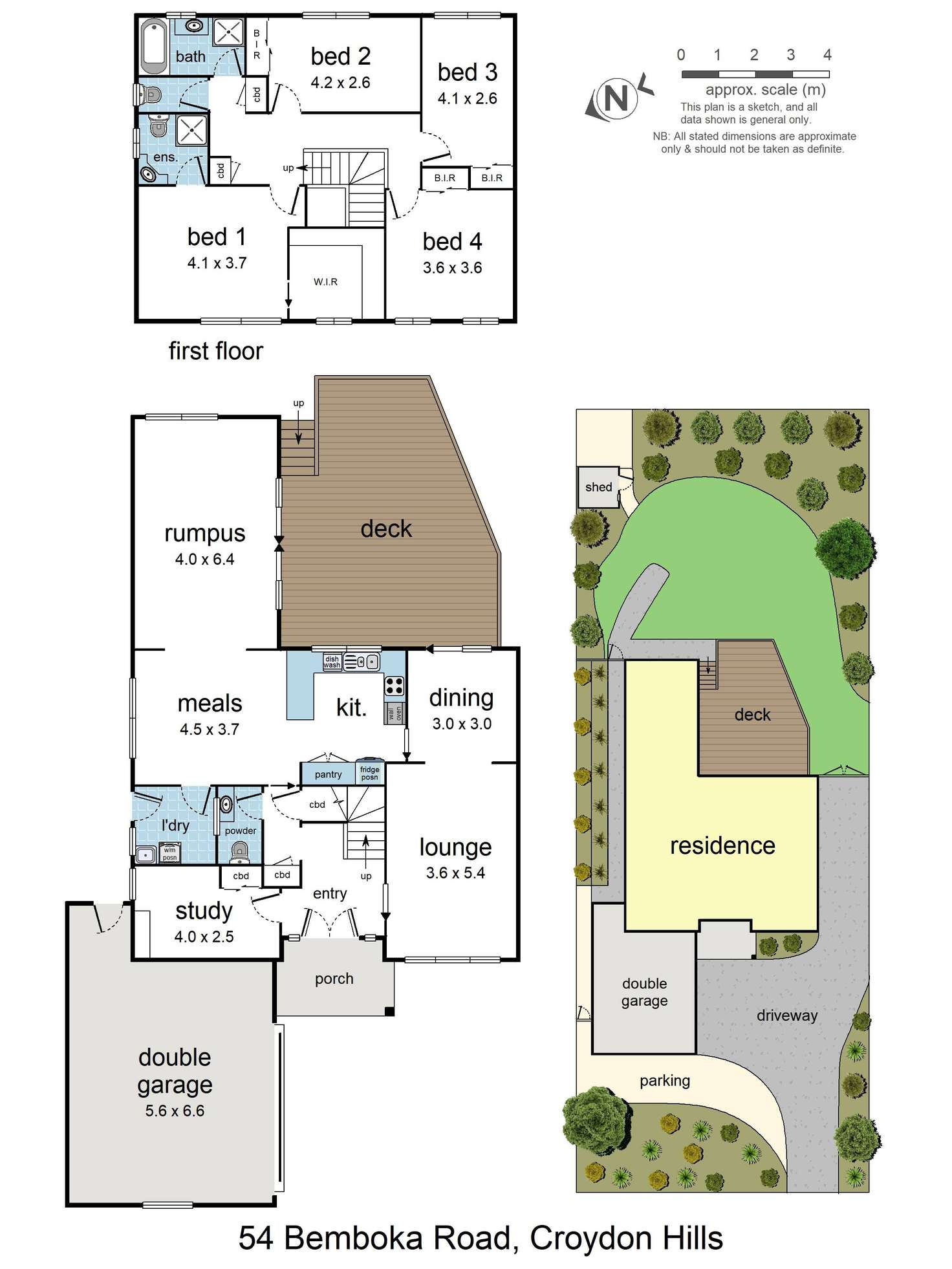 Floorplan of Homely house listing, 54 Bemboka Road, Croydon Hills VIC 3136