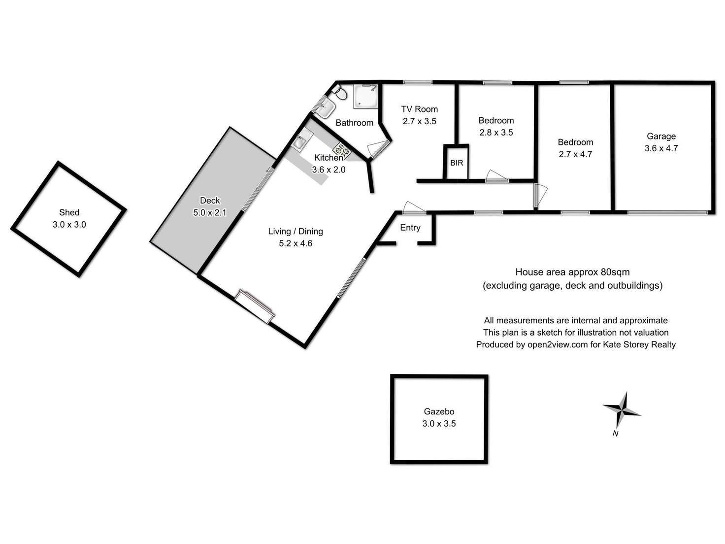 Floorplan of Homely house listing, 5 Arnott Street, Dodges Ferry TAS 7173