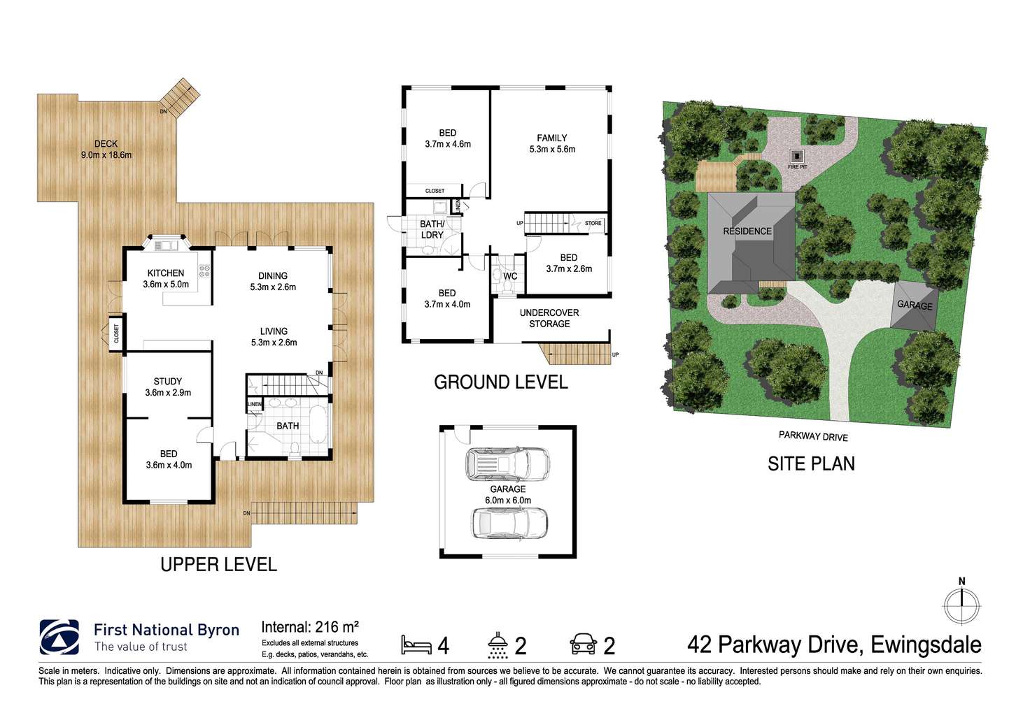 Floorplan of Homely house listing, 42 Parkway Drive, Ewingsdale NSW 2481