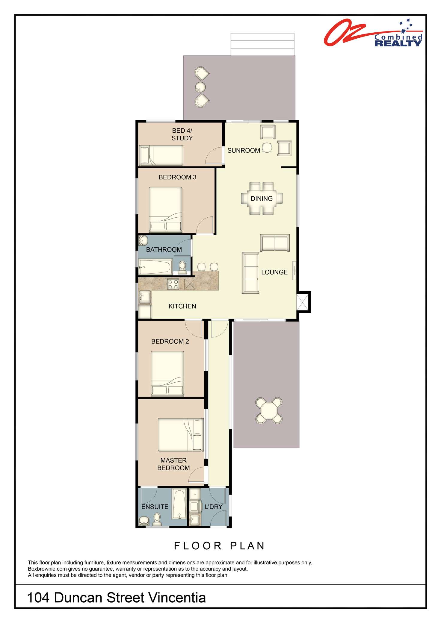 Floorplan of Homely house listing, 104 Duncan Street, Vincentia NSW 2540