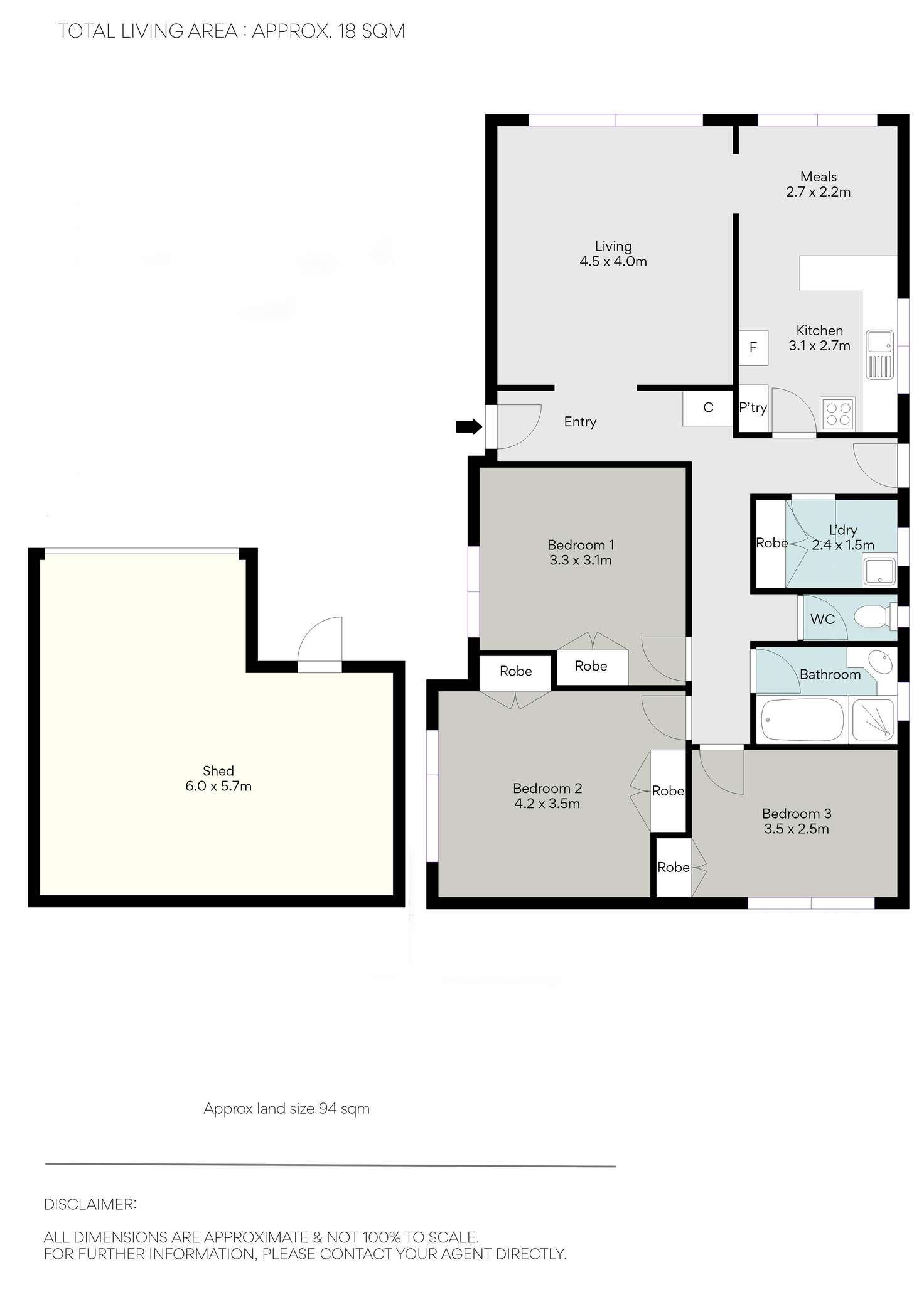 Floorplan of Homely house listing, 604 Walker Street, Ballarat North VIC 3350