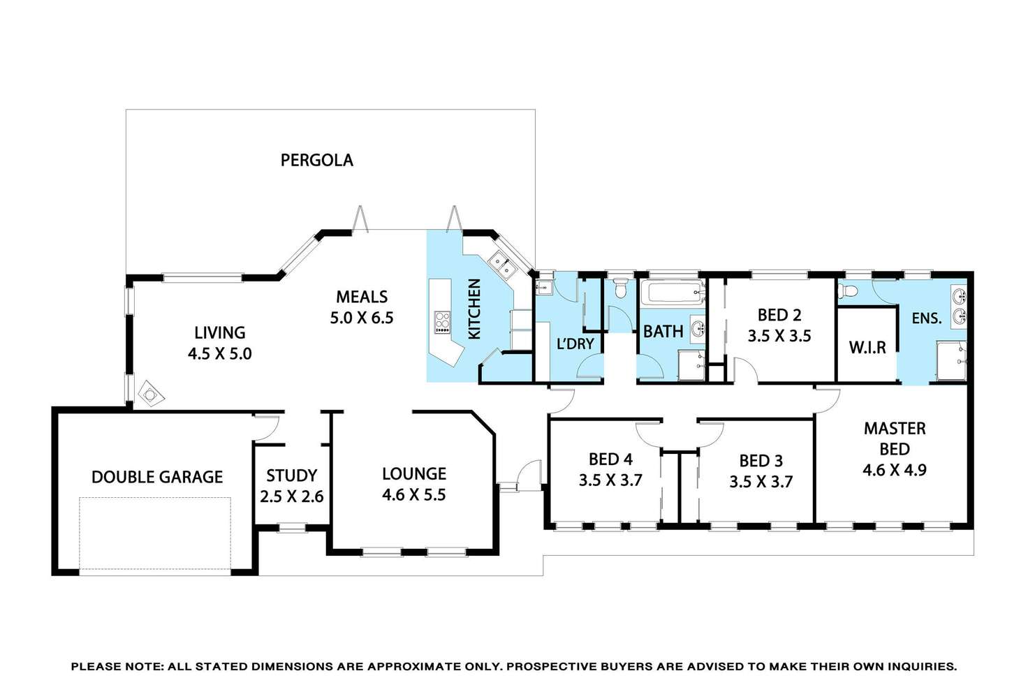 Floorplan of Homely house listing, 263 Ballan-Greendale Road, Ballan VIC 3342