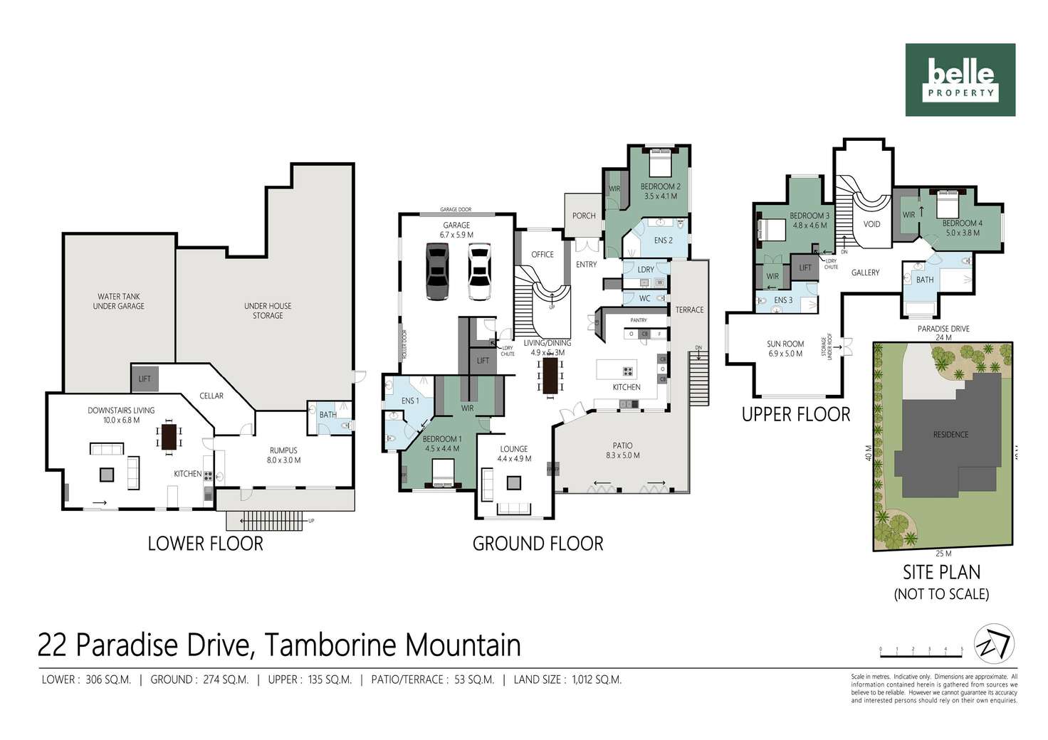 Floorplan of Homely house listing, 22 Paradise Drive, Tamborine Mountain QLD 4272