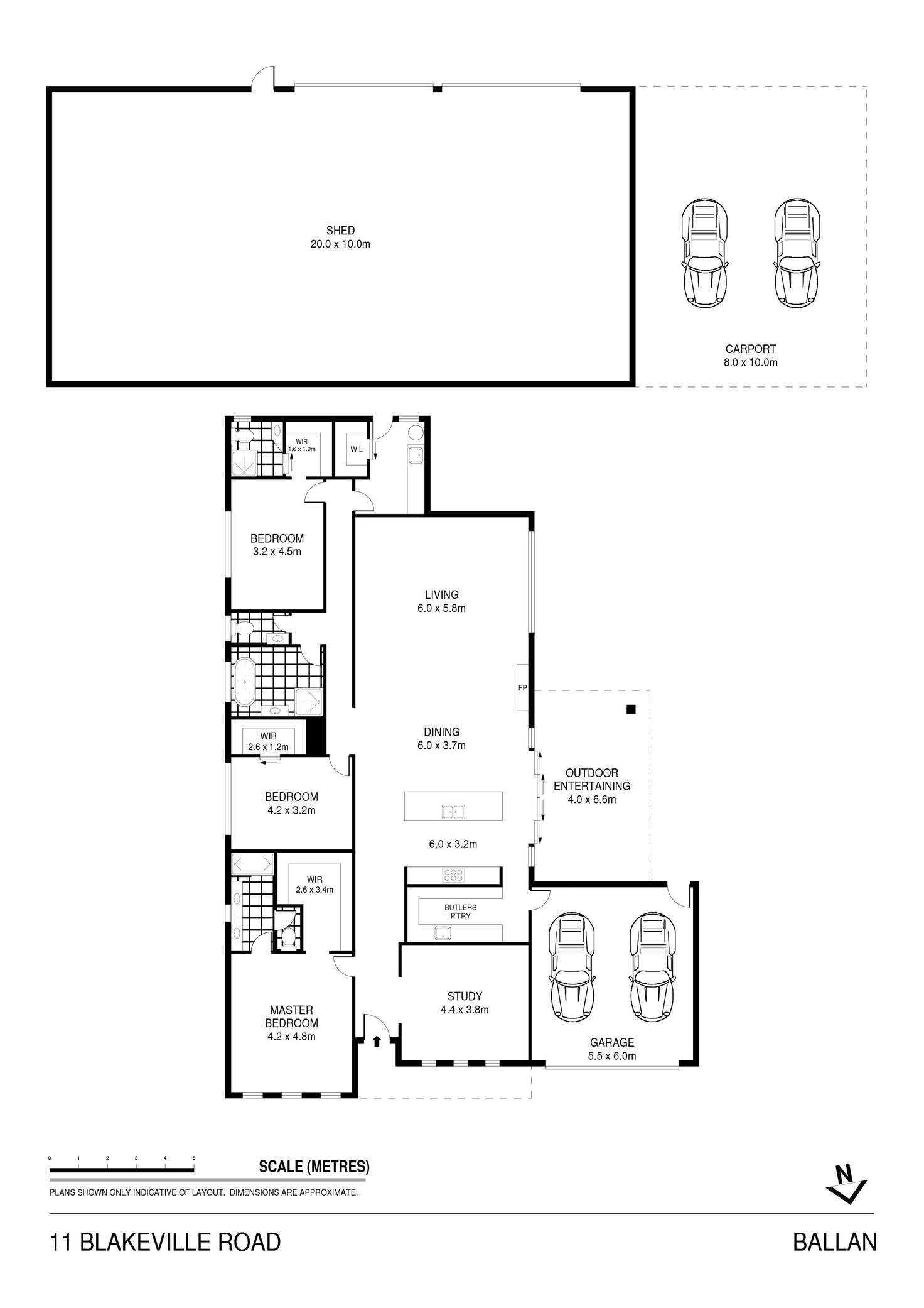 Floorplan of Homely residentialLand listing, 11 Blakeville Road, Ballan VIC 3342