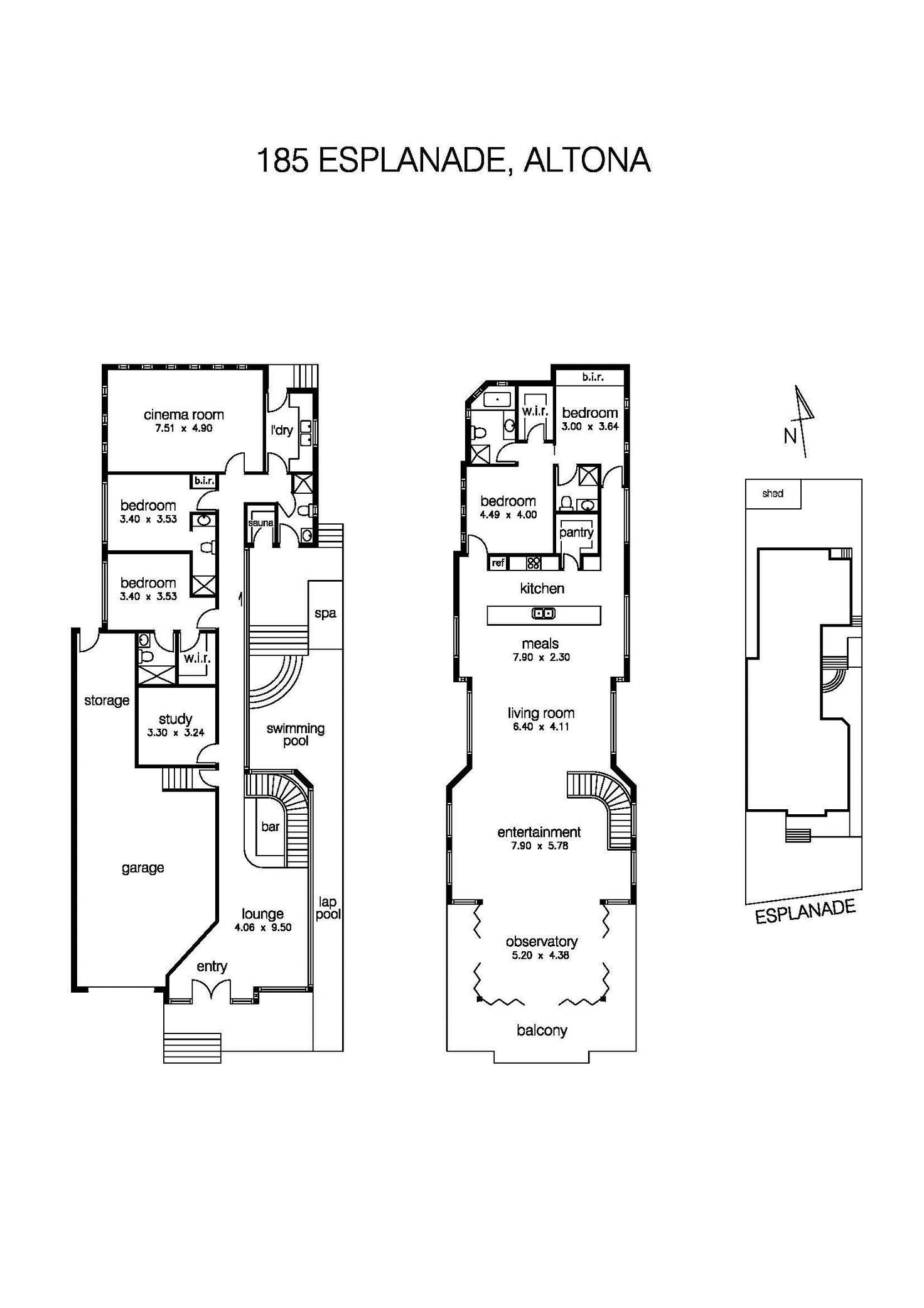Floorplan of Homely house listing, 185 Esplanade, Altona VIC 3018