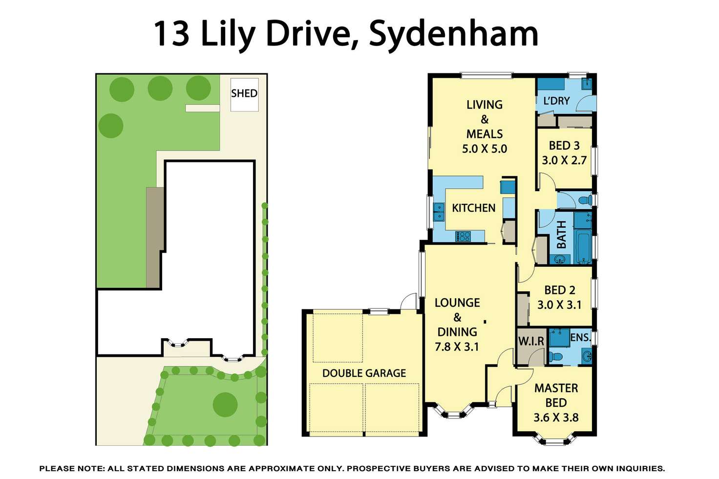 Floorplan of Homely house listing, 13 Lily Drive, Sydenham VIC 3037