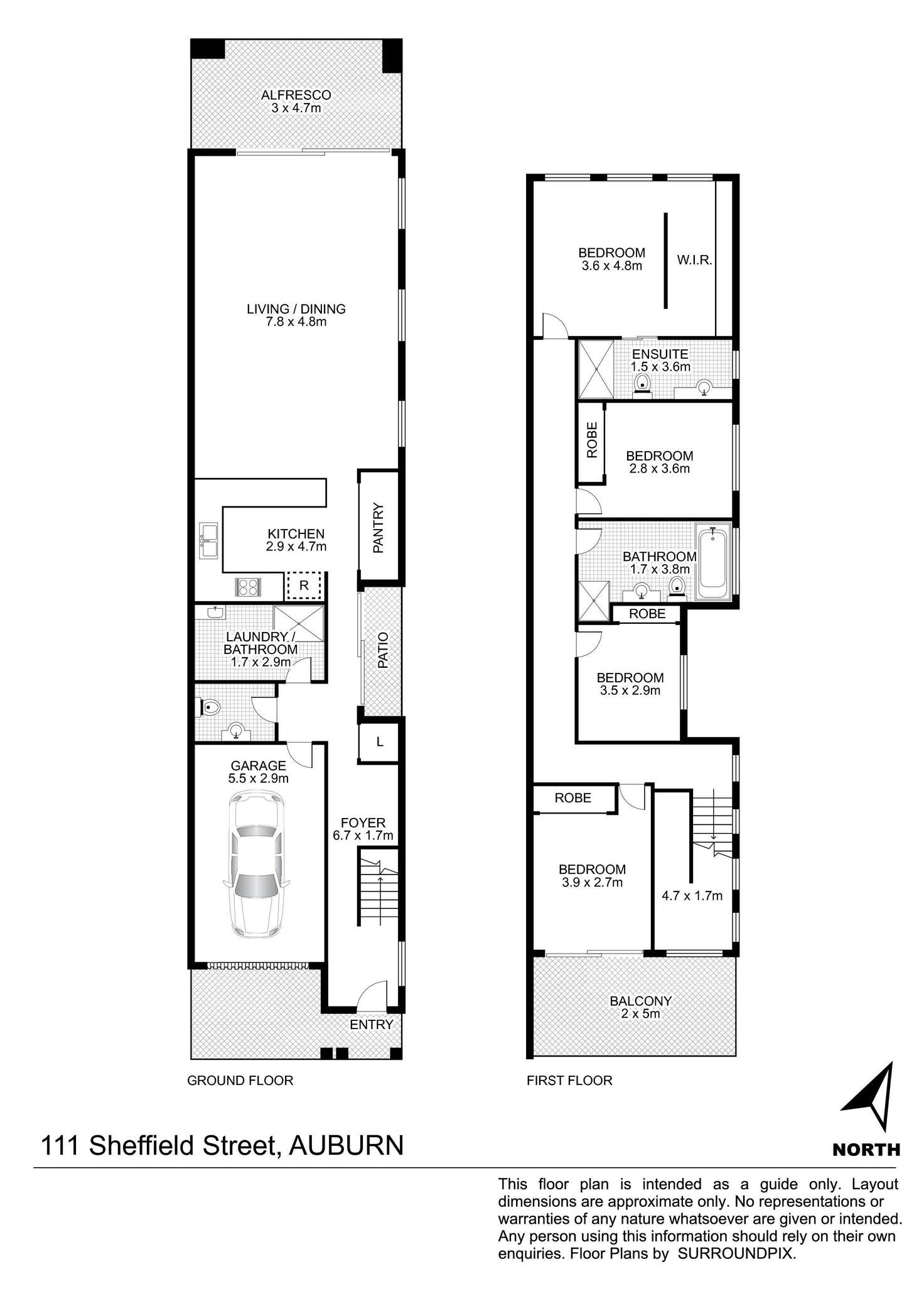 Floorplan of Homely house listing, 111 Sheffield Street, Auburn NSW 2144