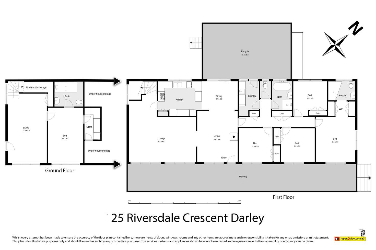 Floorplan of Homely house listing, 25 Riversdale Crescent, Darley VIC 3340