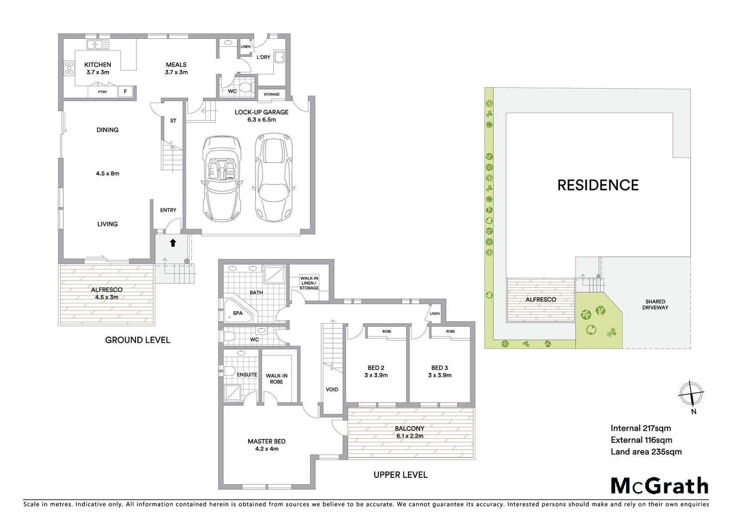 Floorplan of Homely townhouse listing, 6/157-159 Barrabool Road, Highton VIC 3216