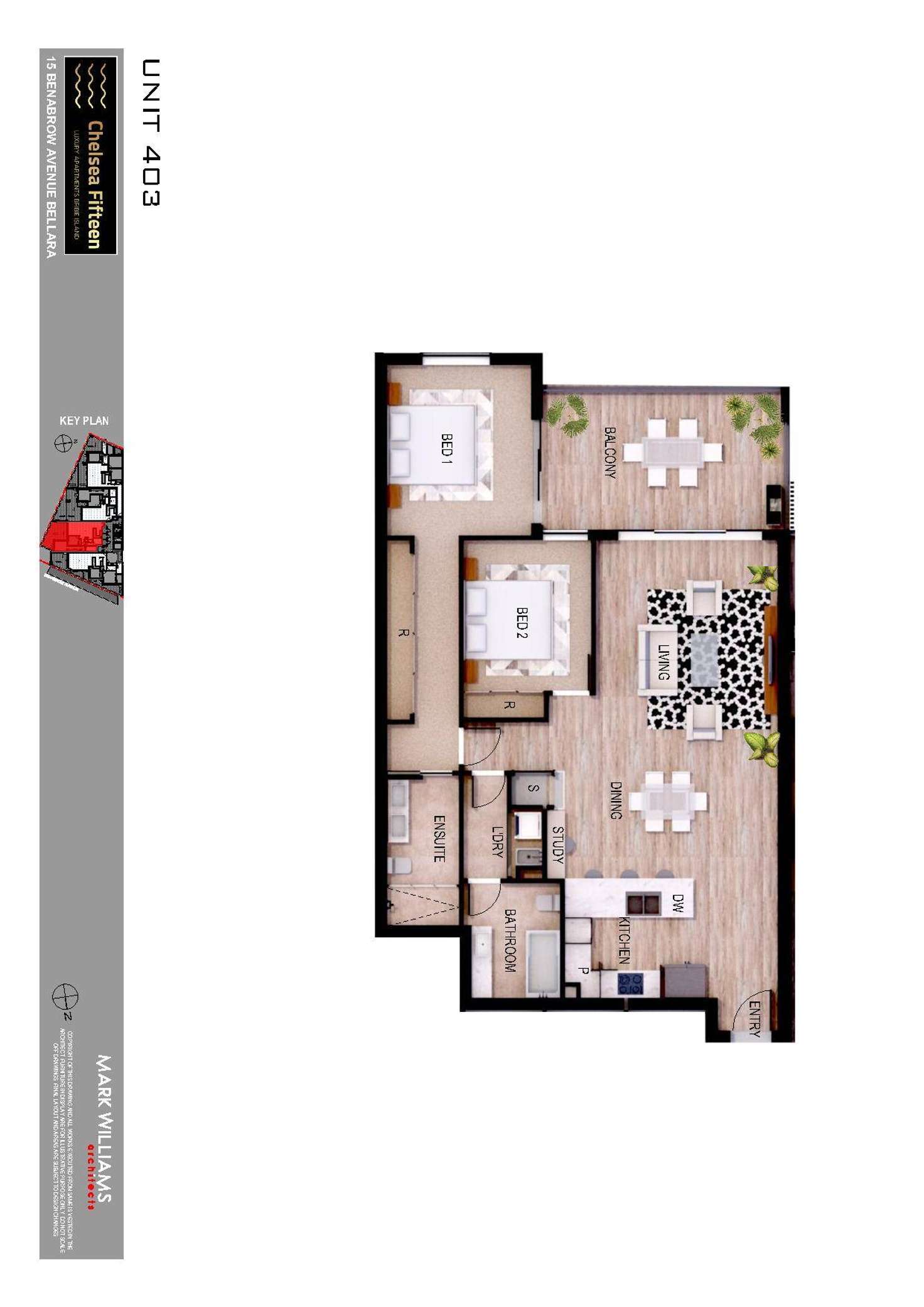 Floorplan of Homely unit listing, Level 4/14/15 Benabrow Avenue, Bellara QLD 4507