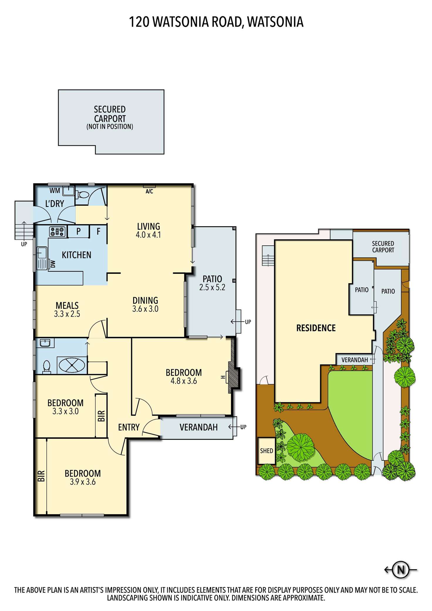 Floorplan of Homely house listing, 120 Watsonia Road, Watsonia VIC 3087