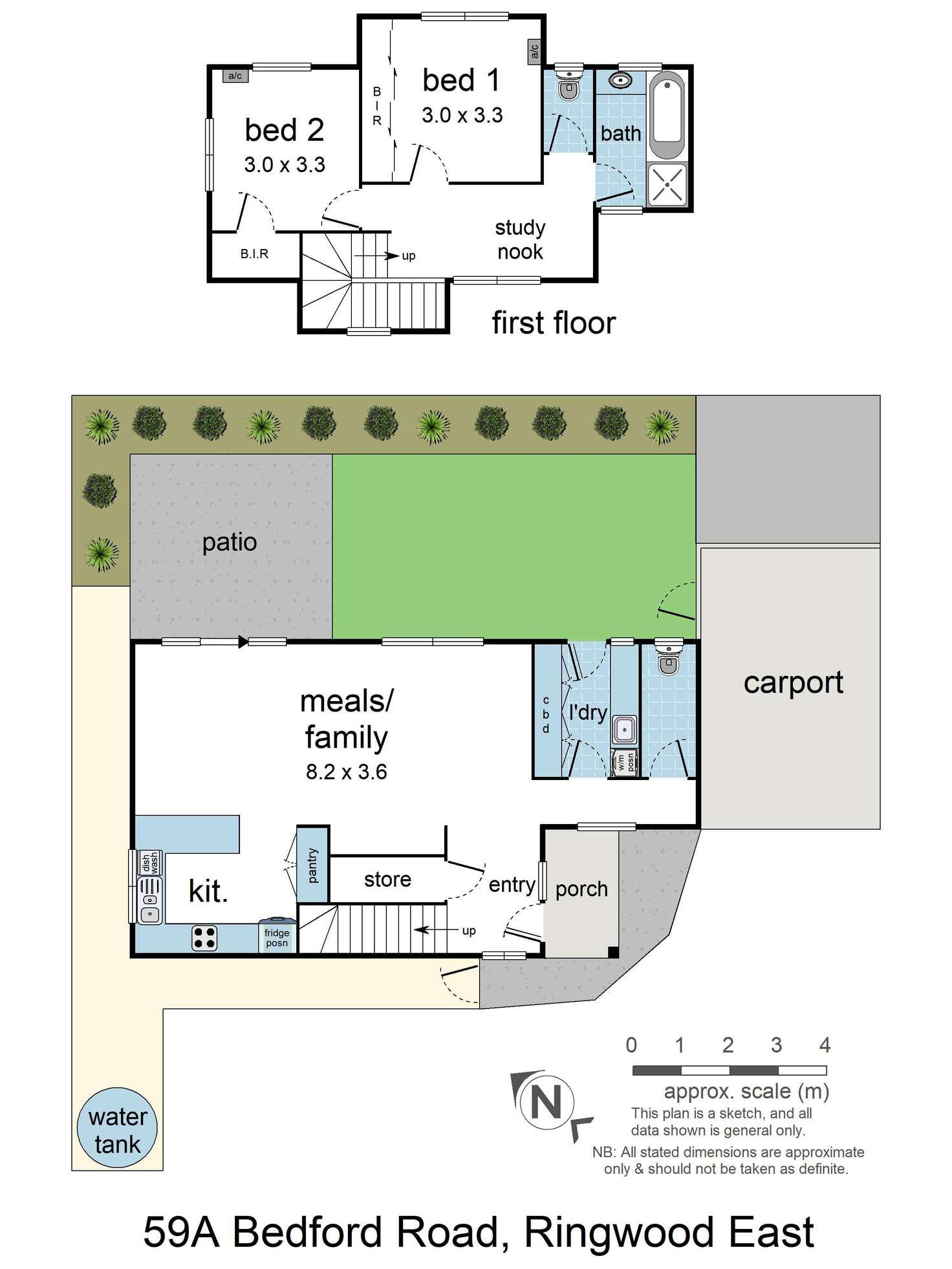 Floorplan of Homely house listing, 59a Bedford Road, Ringwood East VIC 3135