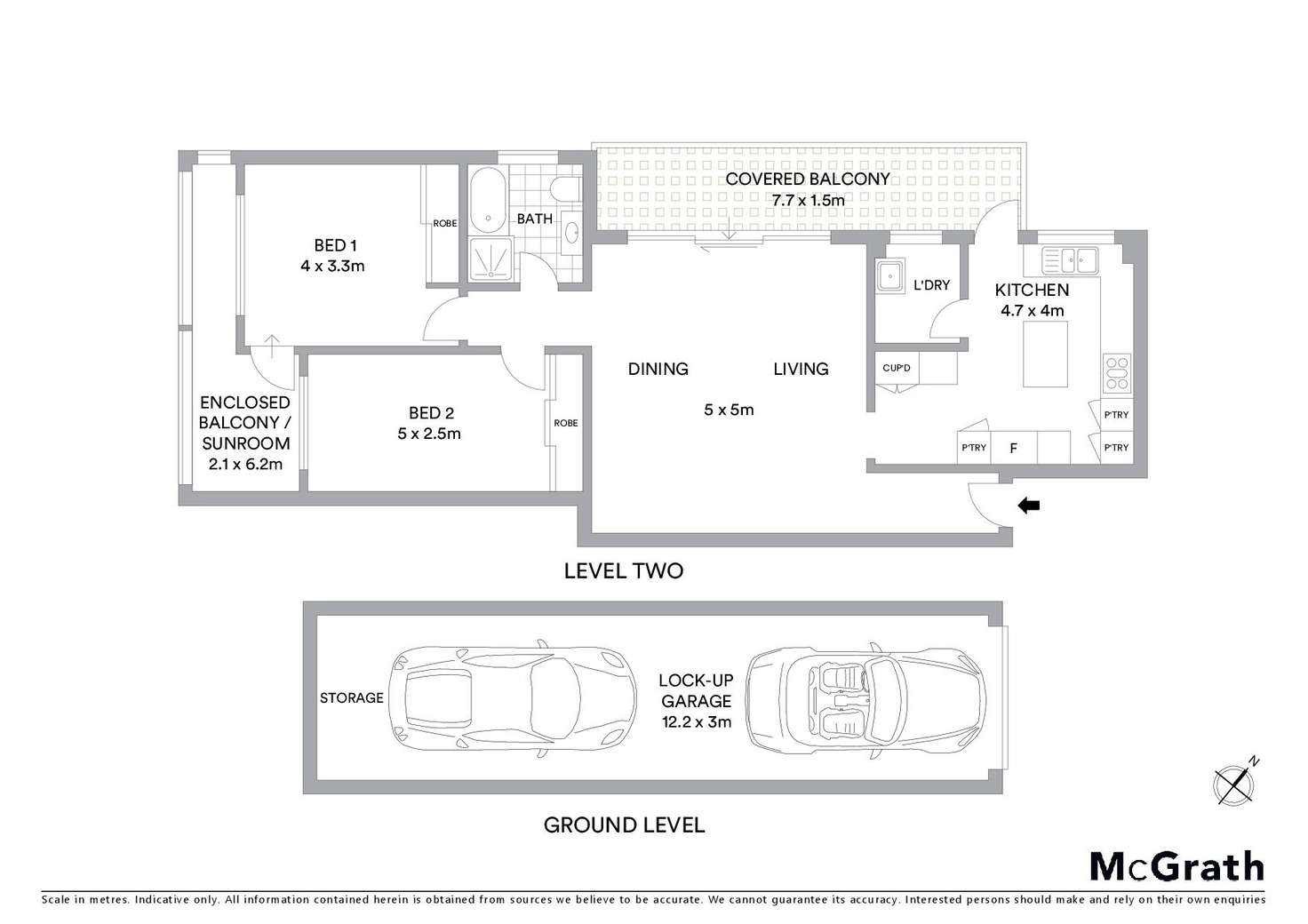 Floorplan of Homely apartment listing, 5/690 Rocky Point Road, Sans Souci NSW 2219