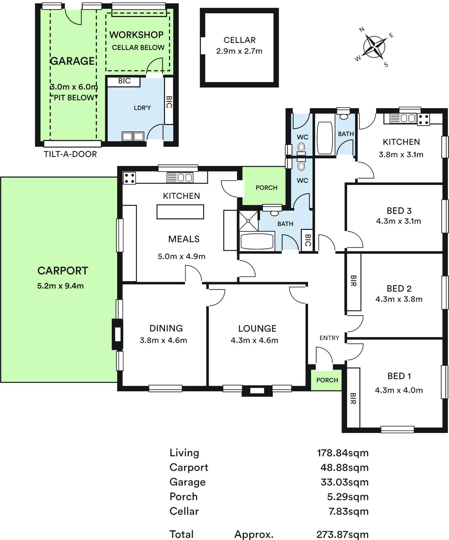 Floorplan of Homely house listing, 3 Garden Avenue, Burnside SA 5066