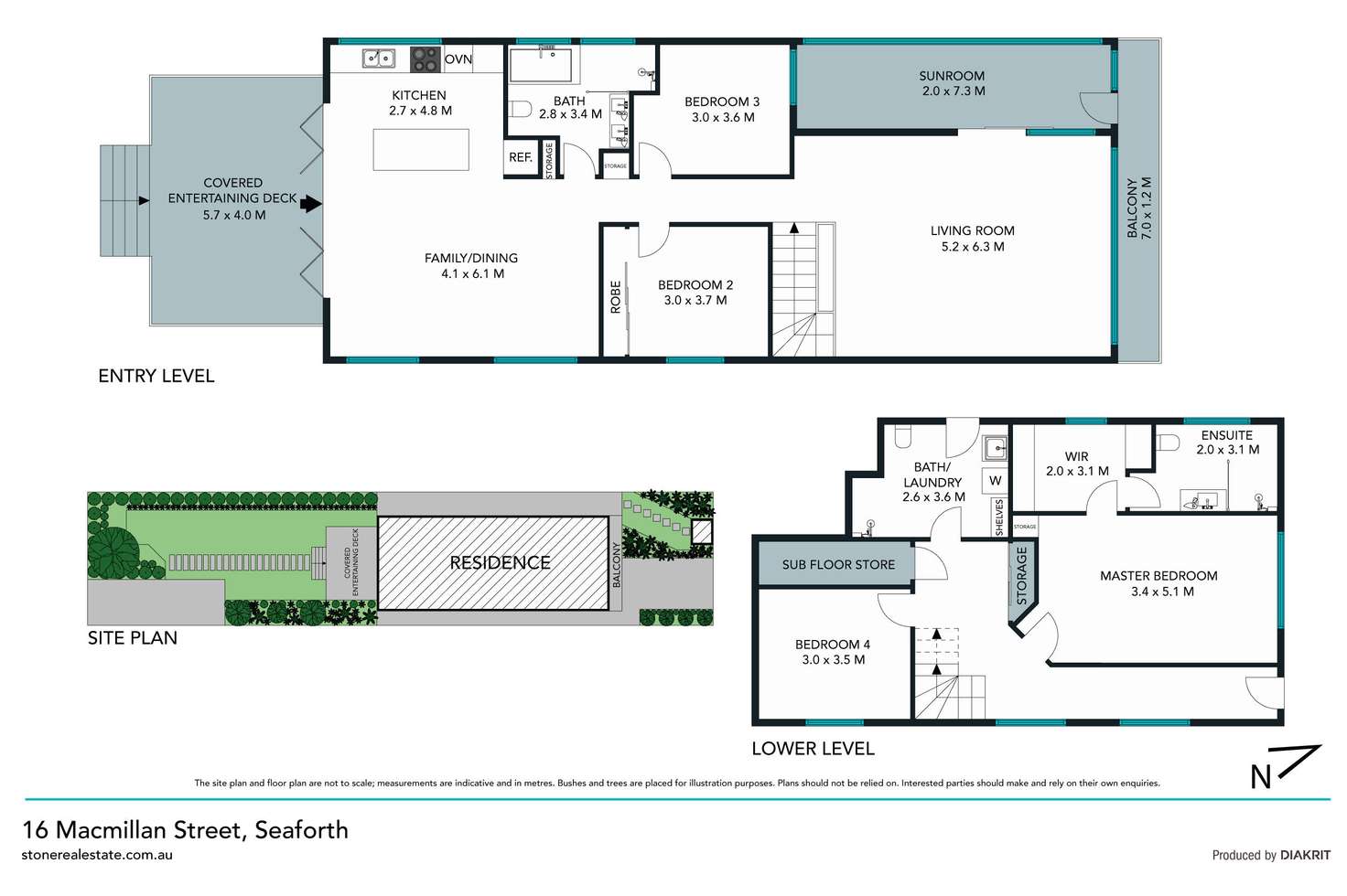 Floorplan of Homely house listing, 16 Macmillan Street, Seaforth NSW 2092