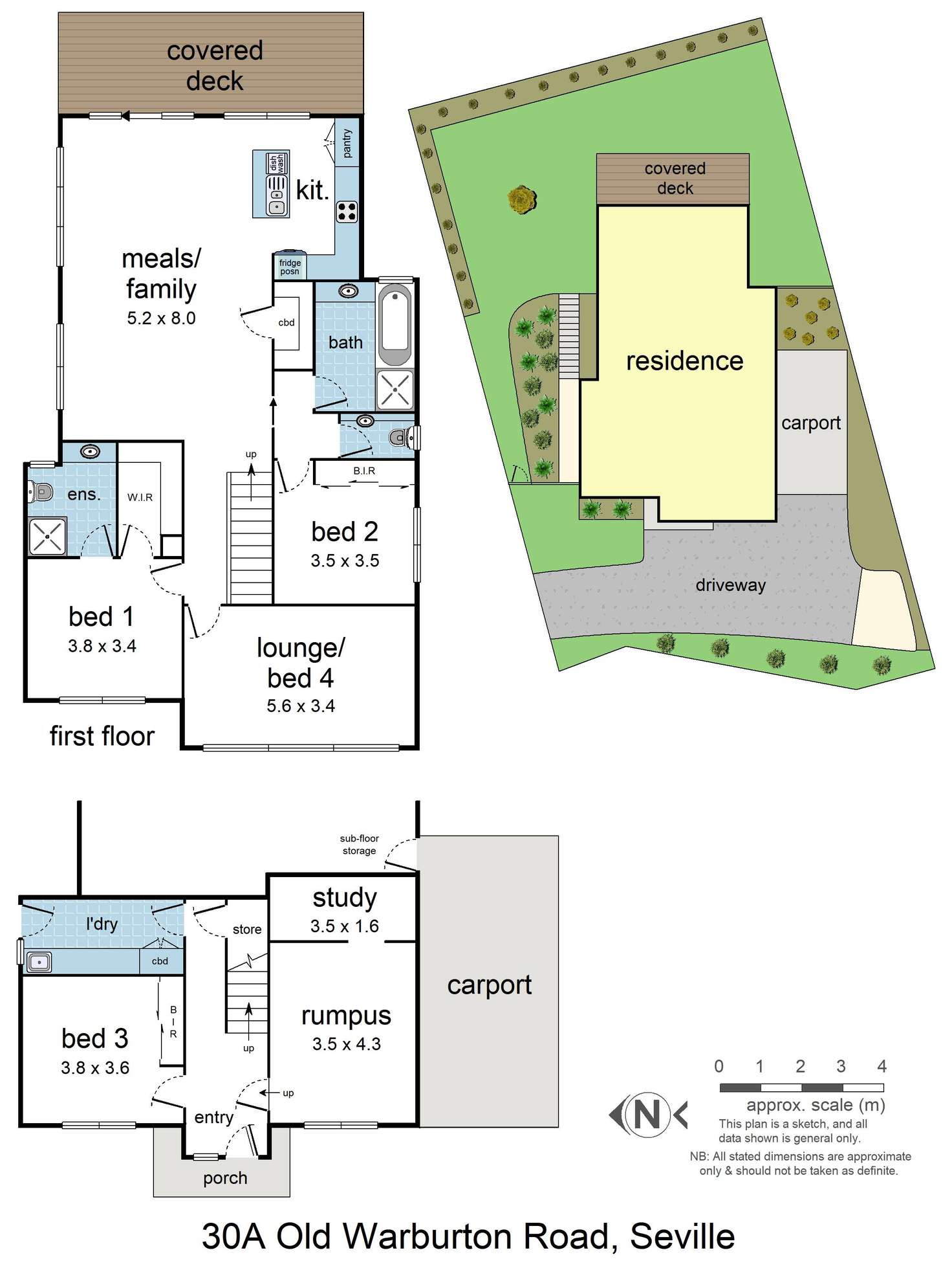 Floorplan of Homely house listing, 30a Old Warburton Road, Seville VIC 3139