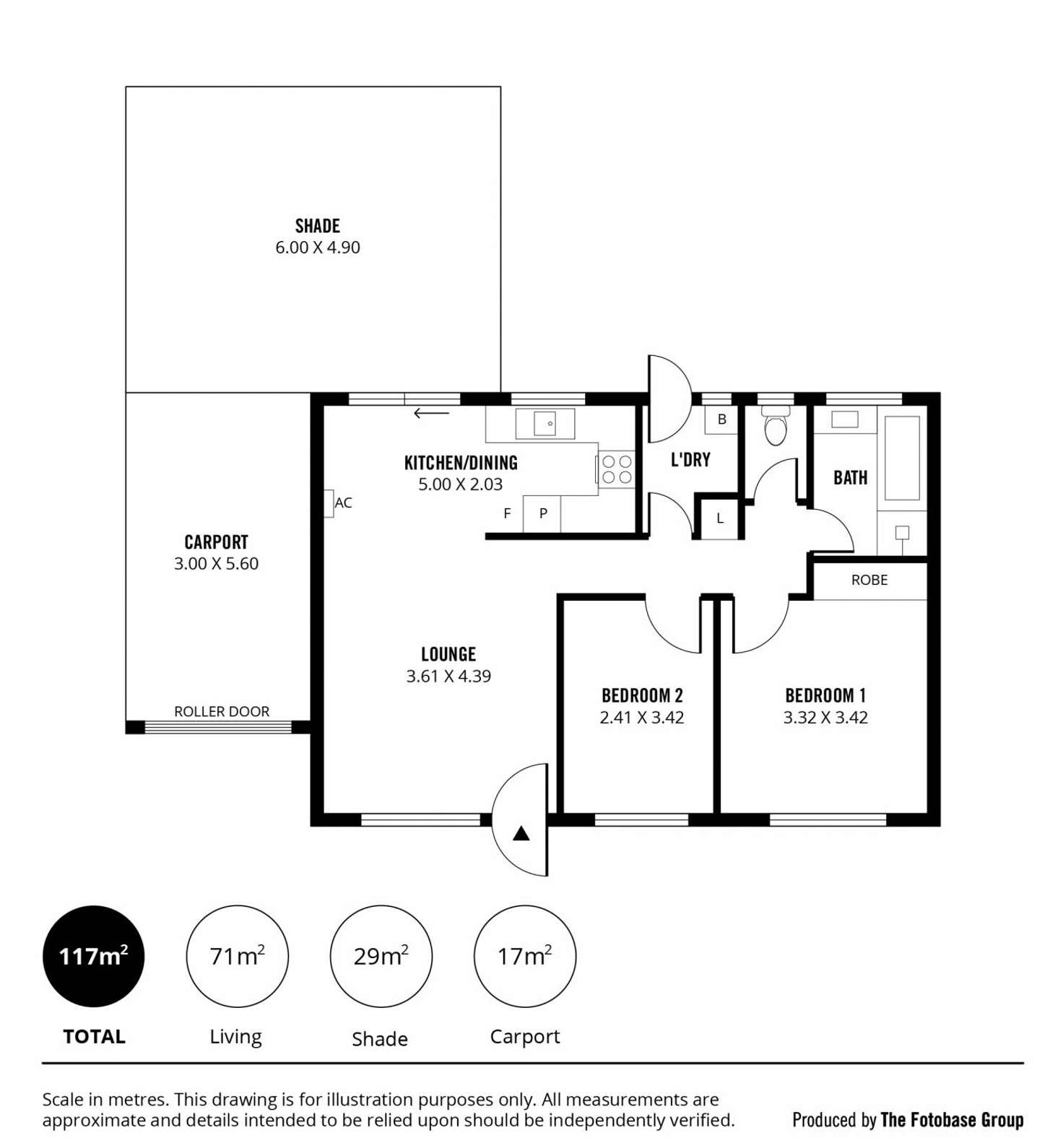Floorplan of Homely unit listing, 9/9 Alexander Avenue, Modbury North SA 5092