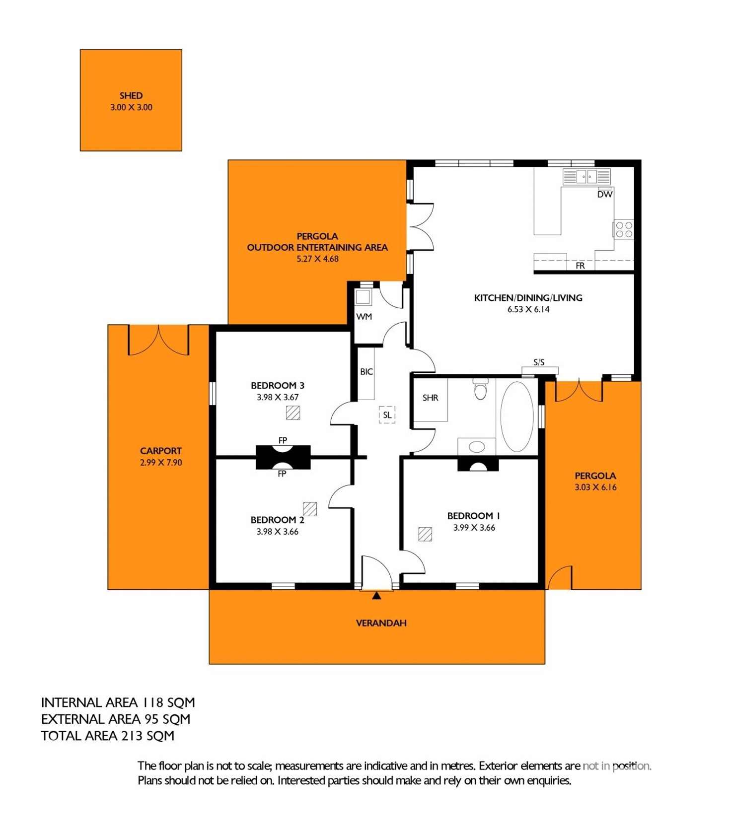 Floorplan of Homely house listing, 13 Alexander Avenue, Cumberland Park SA 5041