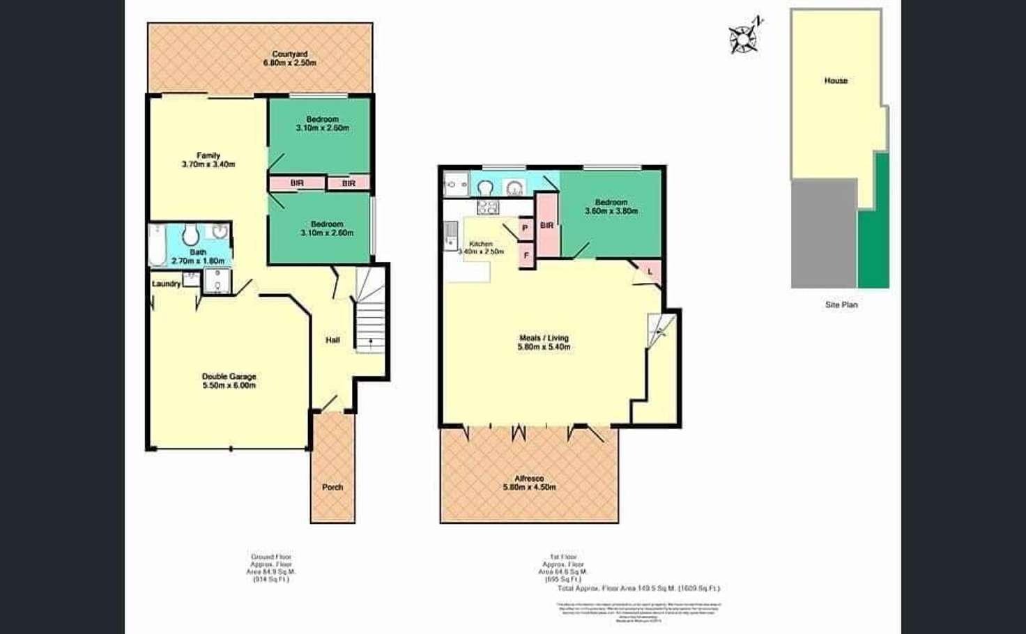 Floorplan of Homely townhouse listing, 1/24-26 Wuru Drive, Dolphin Point NSW 2539