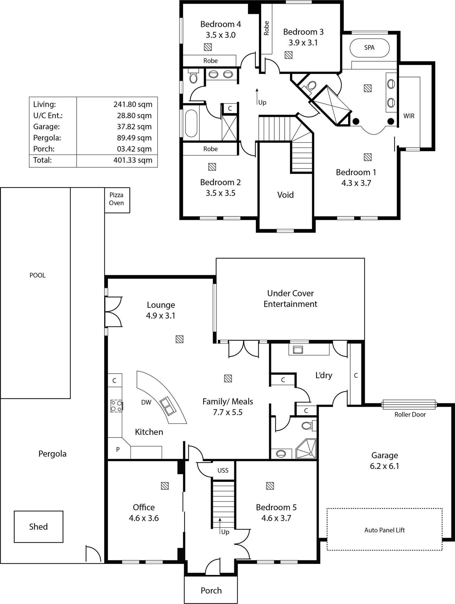 Floorplan of Homely house listing, 7 Hambour Place, Wattle Park SA 5066