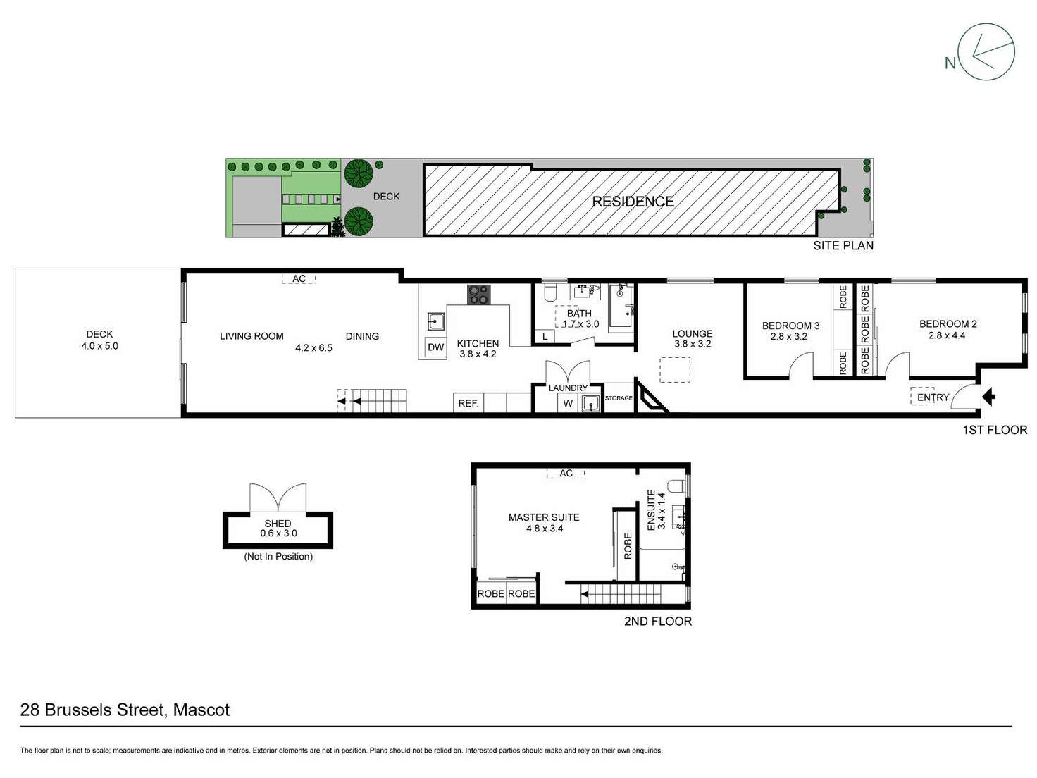 Floorplan of Homely house listing, 28 Brussels Street, Mascot NSW 2020