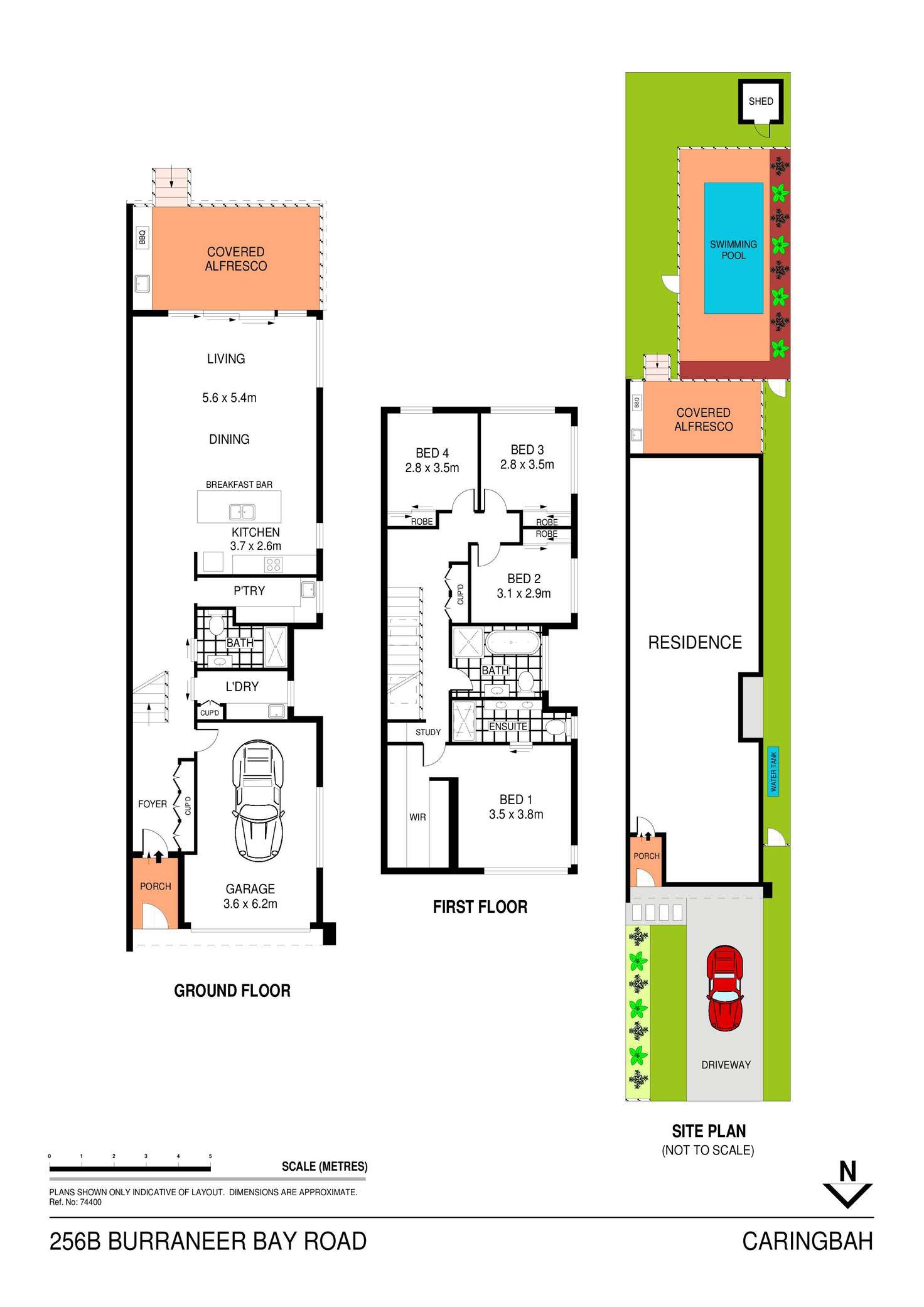 Floorplan of Homely semiDetached listing, 256B Burraneer Bay Road, Caringbah South NSW 2229