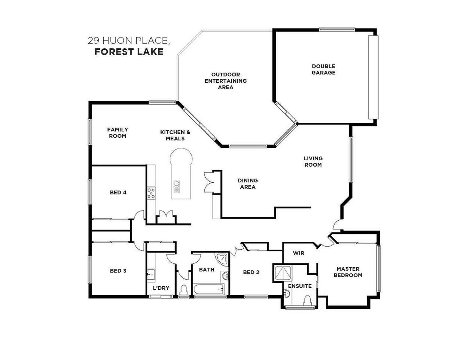 Floorplan of Homely house listing, 29 Huon Place, Forest Lake QLD 4078