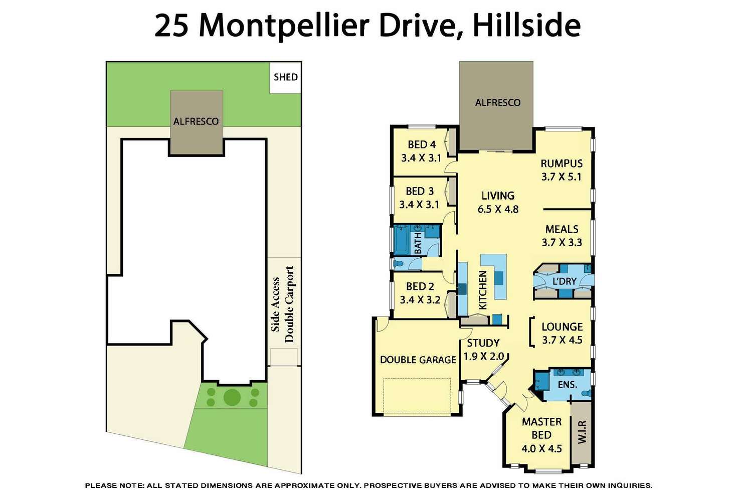 Floorplan of Homely house listing, 25 Montpellier Drive, Hillside VIC 3037