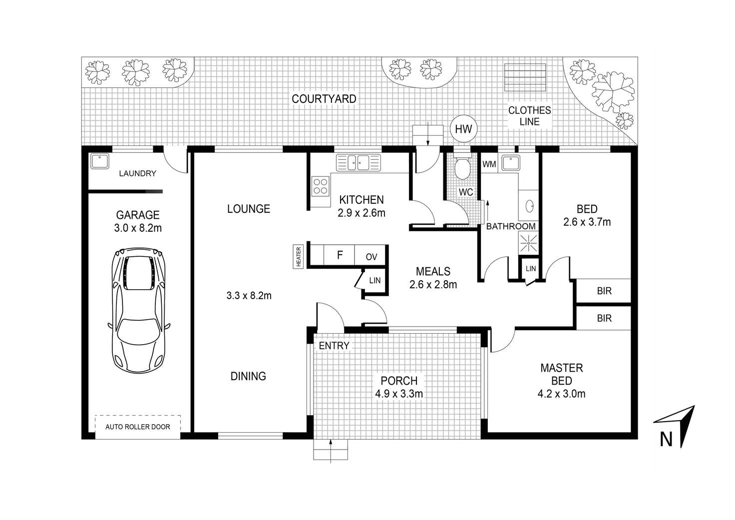 Floorplan of Homely unit listing, 9/91 The Esplanade, Maribyrnong VIC 3032