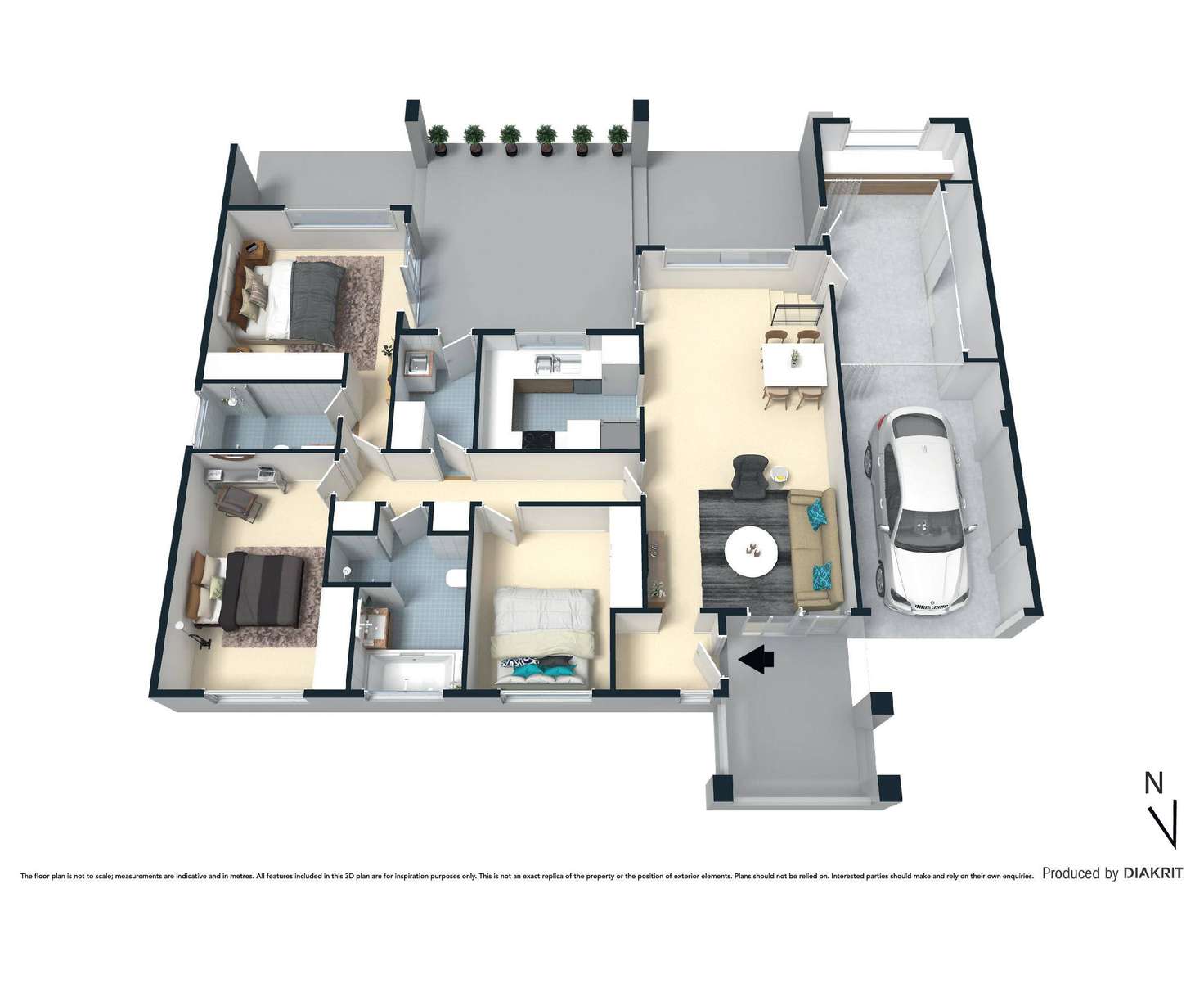 Floorplan of Homely villa listing, 6/8-12 Tuffy Avenue, Sans Souci NSW 2219