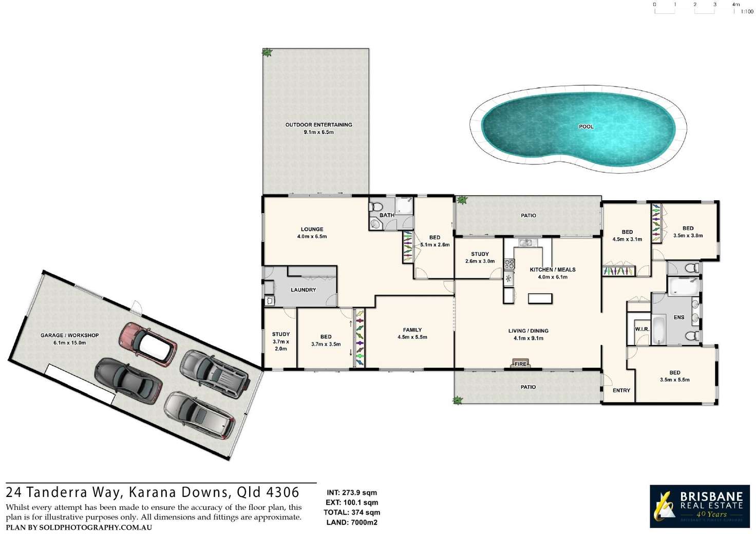 Floorplan of Homely house listing, 24 Tanderra Way, Karana Downs QLD 4306