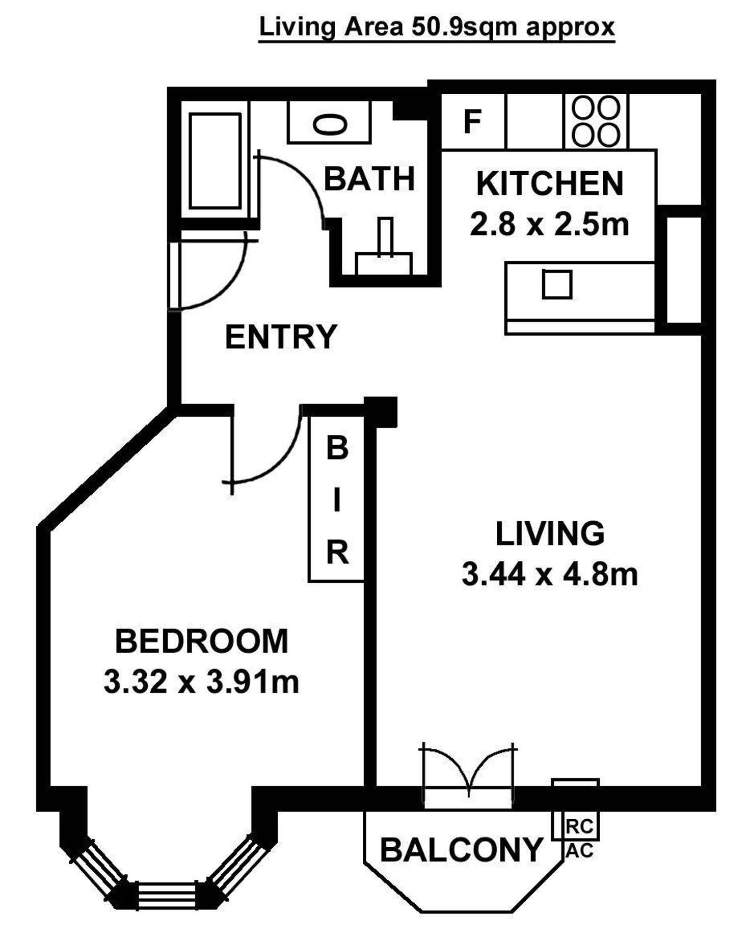 Floorplan of Homely apartment listing, 16/21 Pulteney Street, Adelaide SA 5000