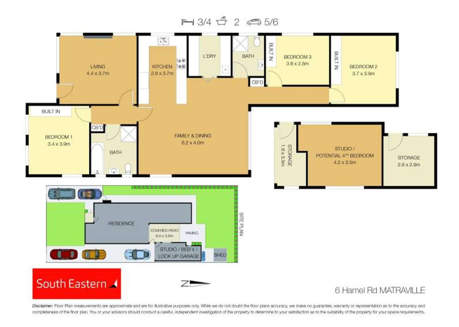 Floorplan of Homely house listing, 6 Hamel Road, Matraville NSW 2036
