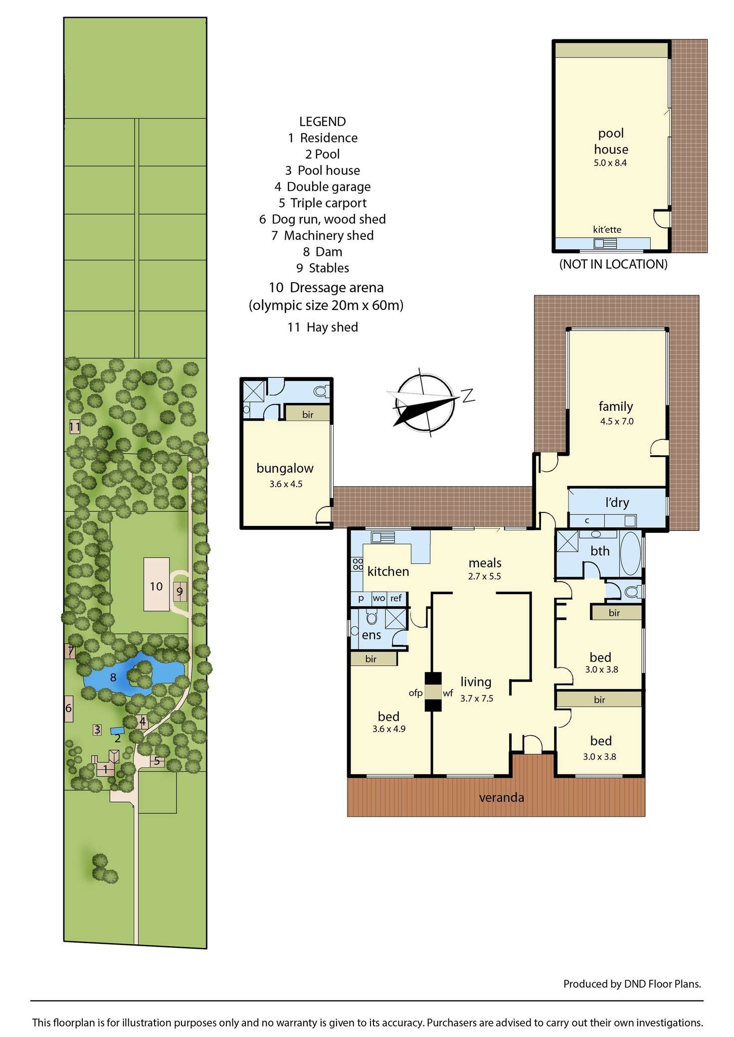 Floorplan of Homely acreageSemiRural listing, Address available on request