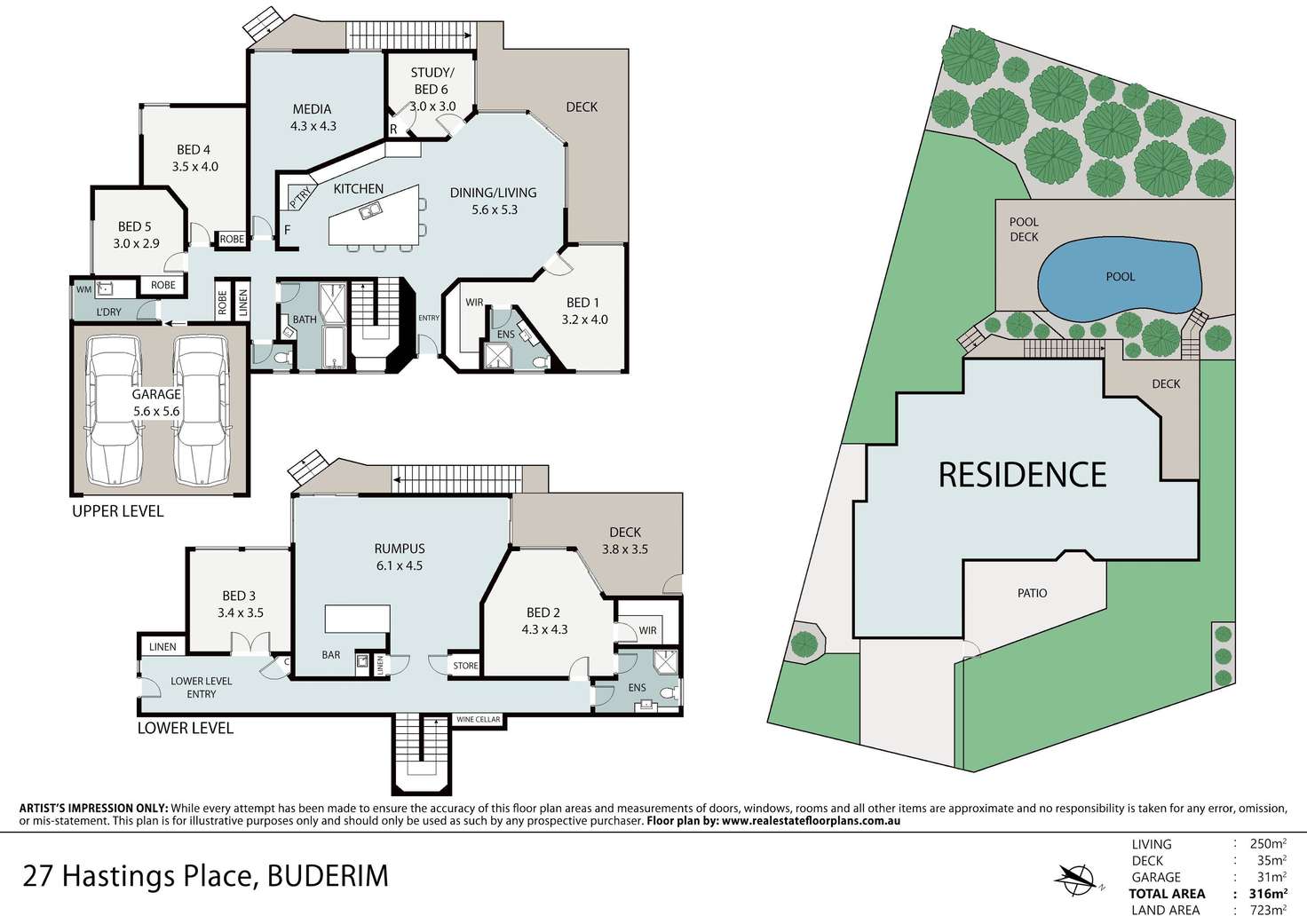 Floorplan of Homely house listing, 27 Hastings Place, Buderim QLD 4556