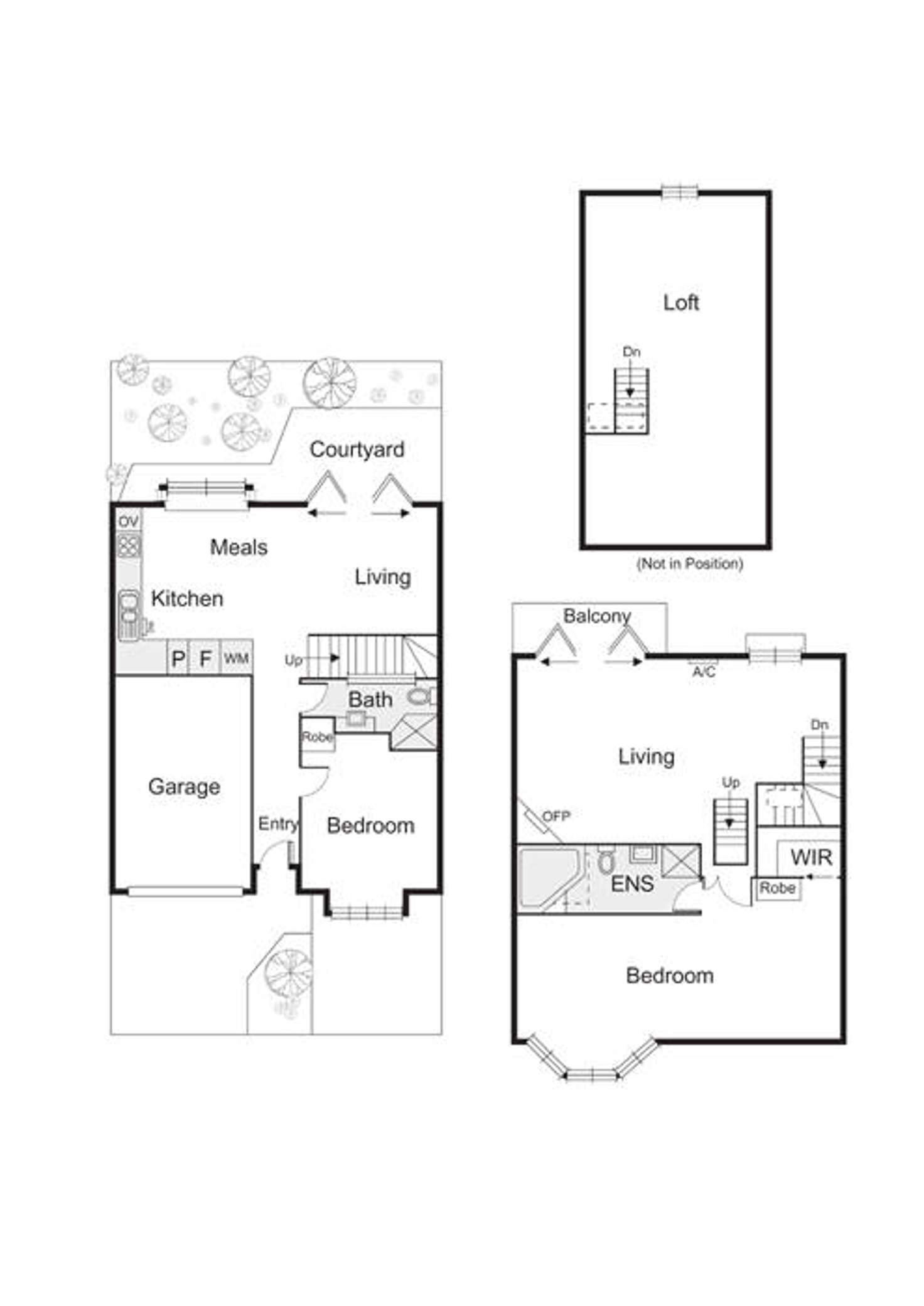 Floorplan of Homely townhouse listing, 2 Beach Avenue, Elwood VIC 3184