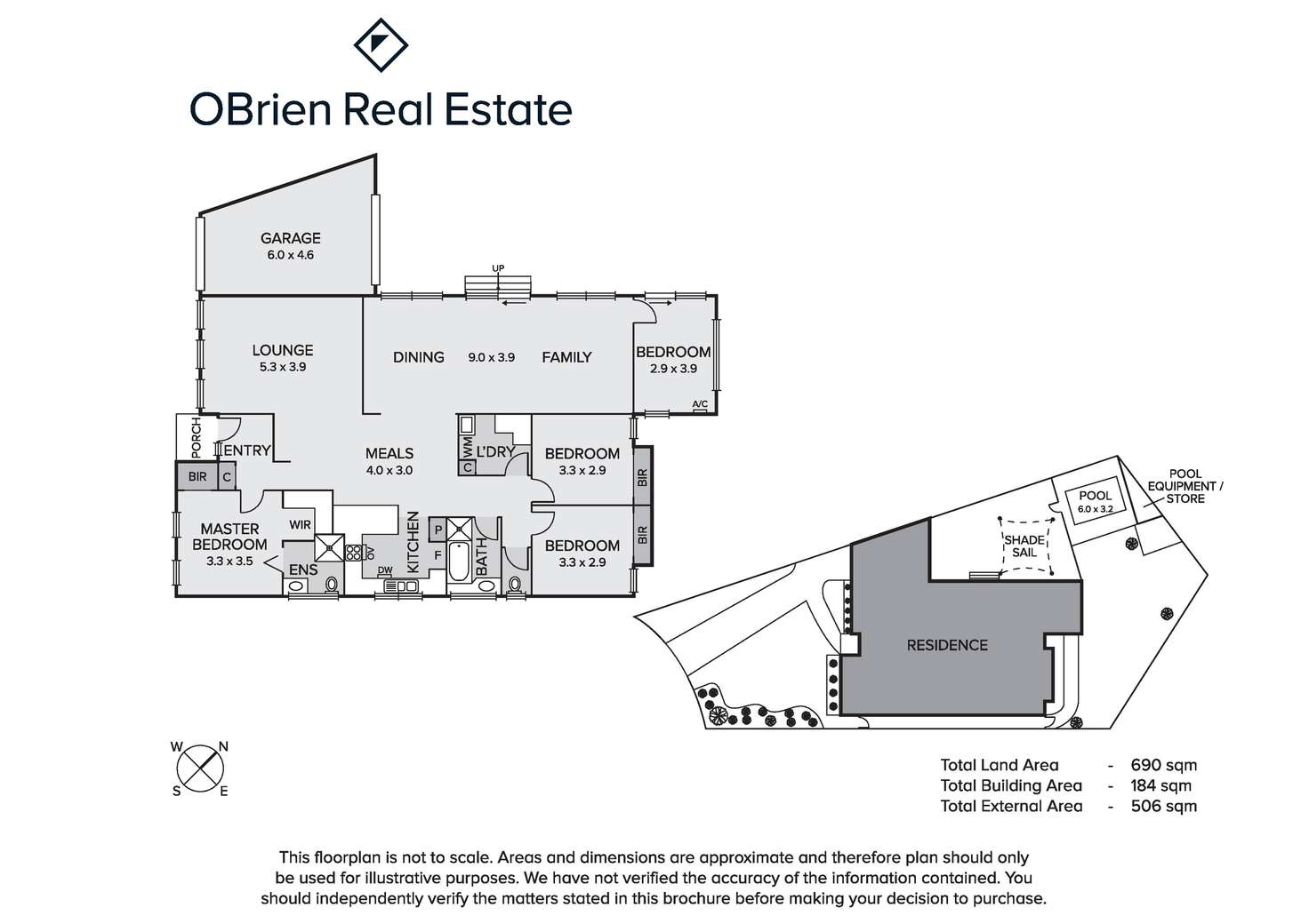 Floorplan of Homely house listing, 2 Richard Court, Mordialloc VIC 3195