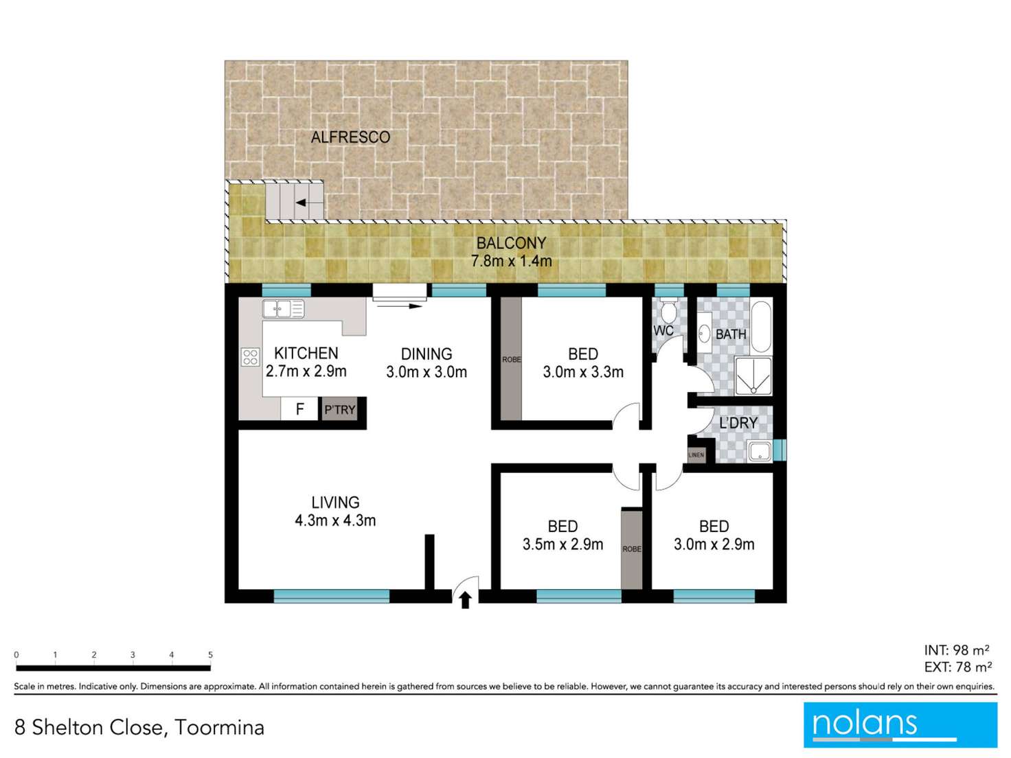 Floorplan of Homely house listing, 8 Shelton Close, Toormina NSW 2452