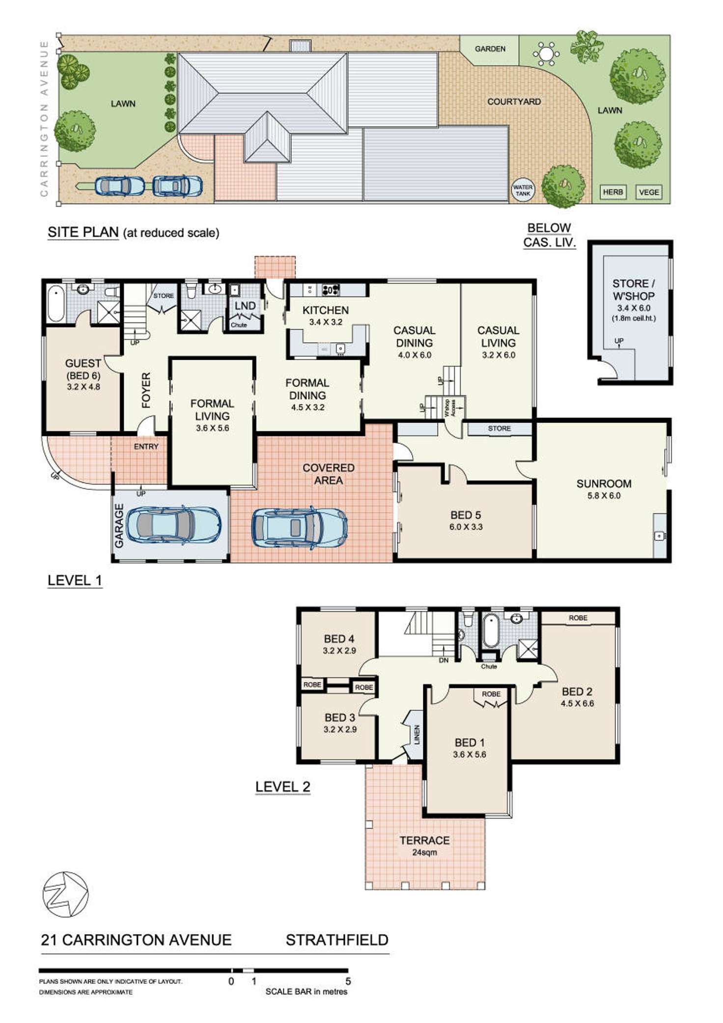 Floorplan of Homely house listing, 21 Carrington Avenue, Strathfield NSW 2135