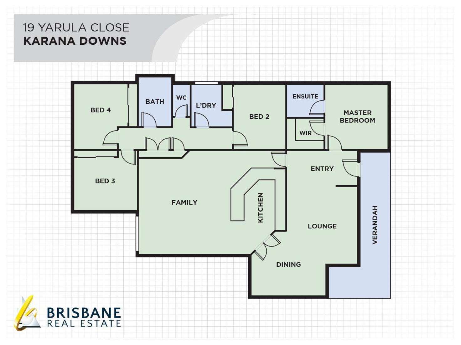 Floorplan of Homely house listing, 19 Yarula Close, Karana Downs QLD 4306