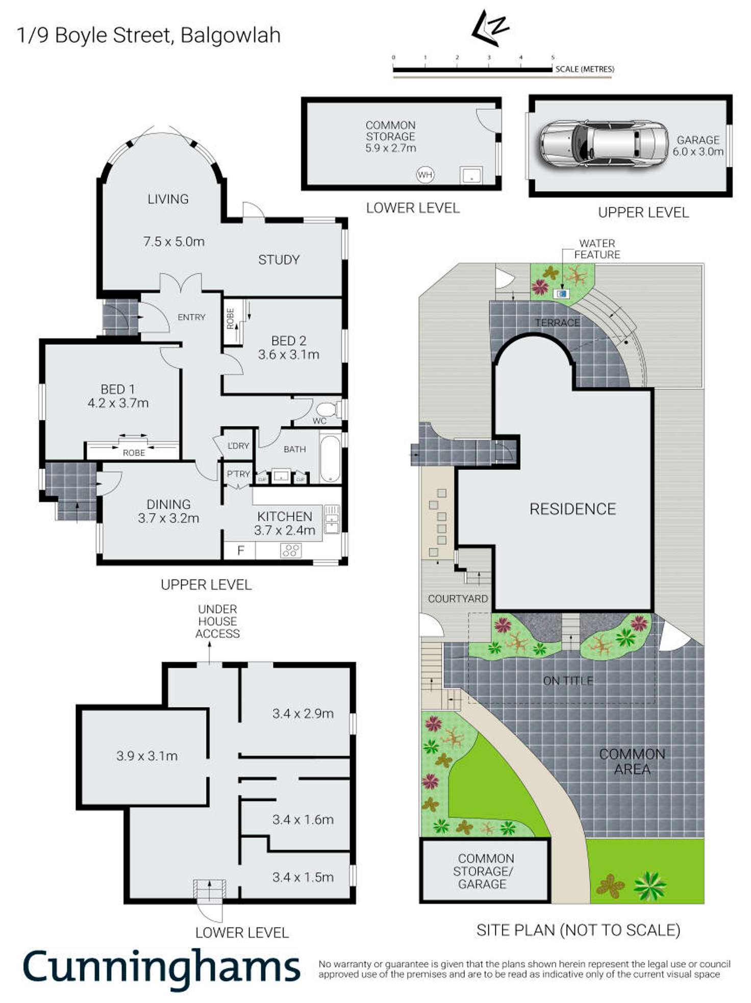 Floorplan of Homely semiDetached listing, 1/9 Boyle Street, Balgowlah NSW 2093